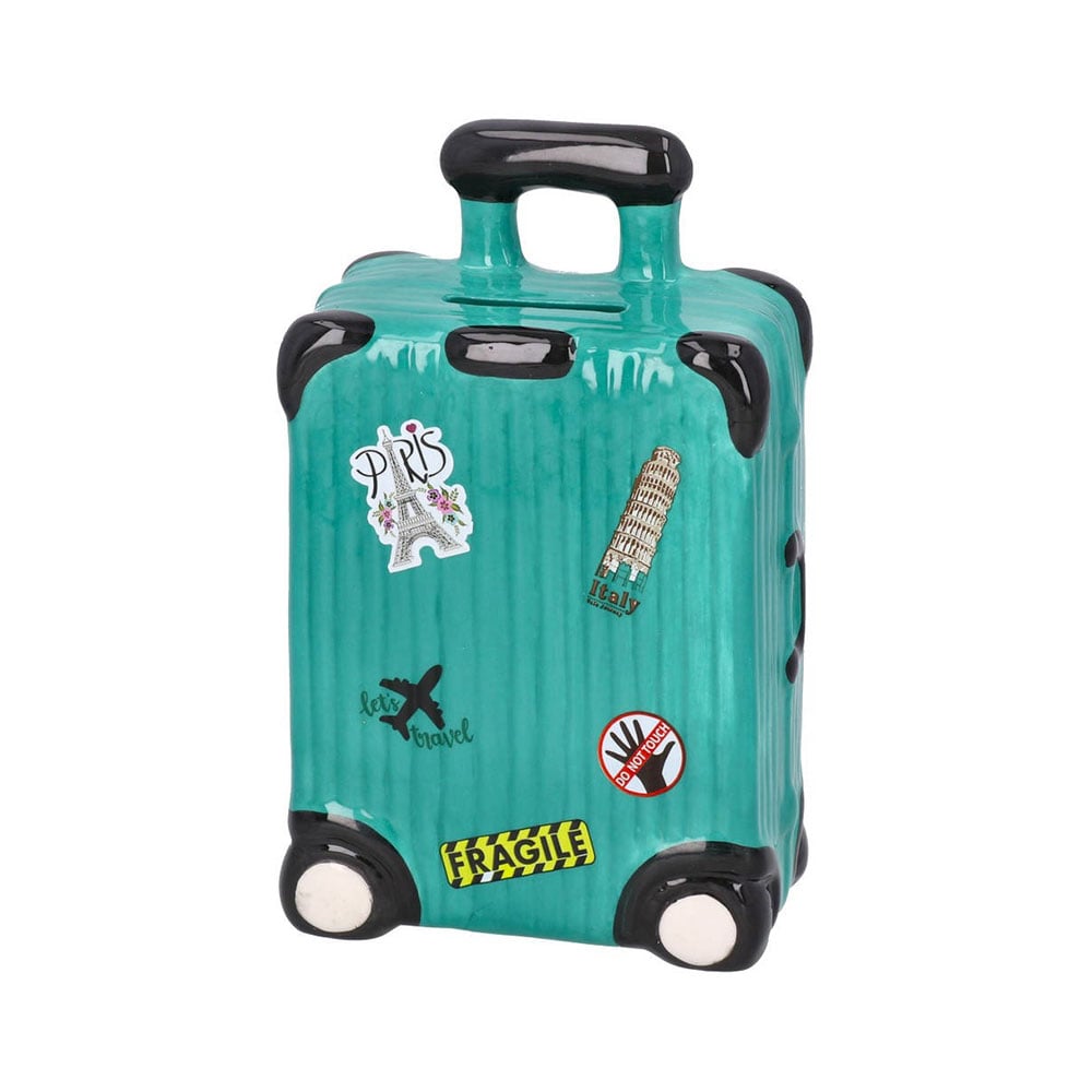 Takk Saver Teen Money Box, suitcase, ceramic