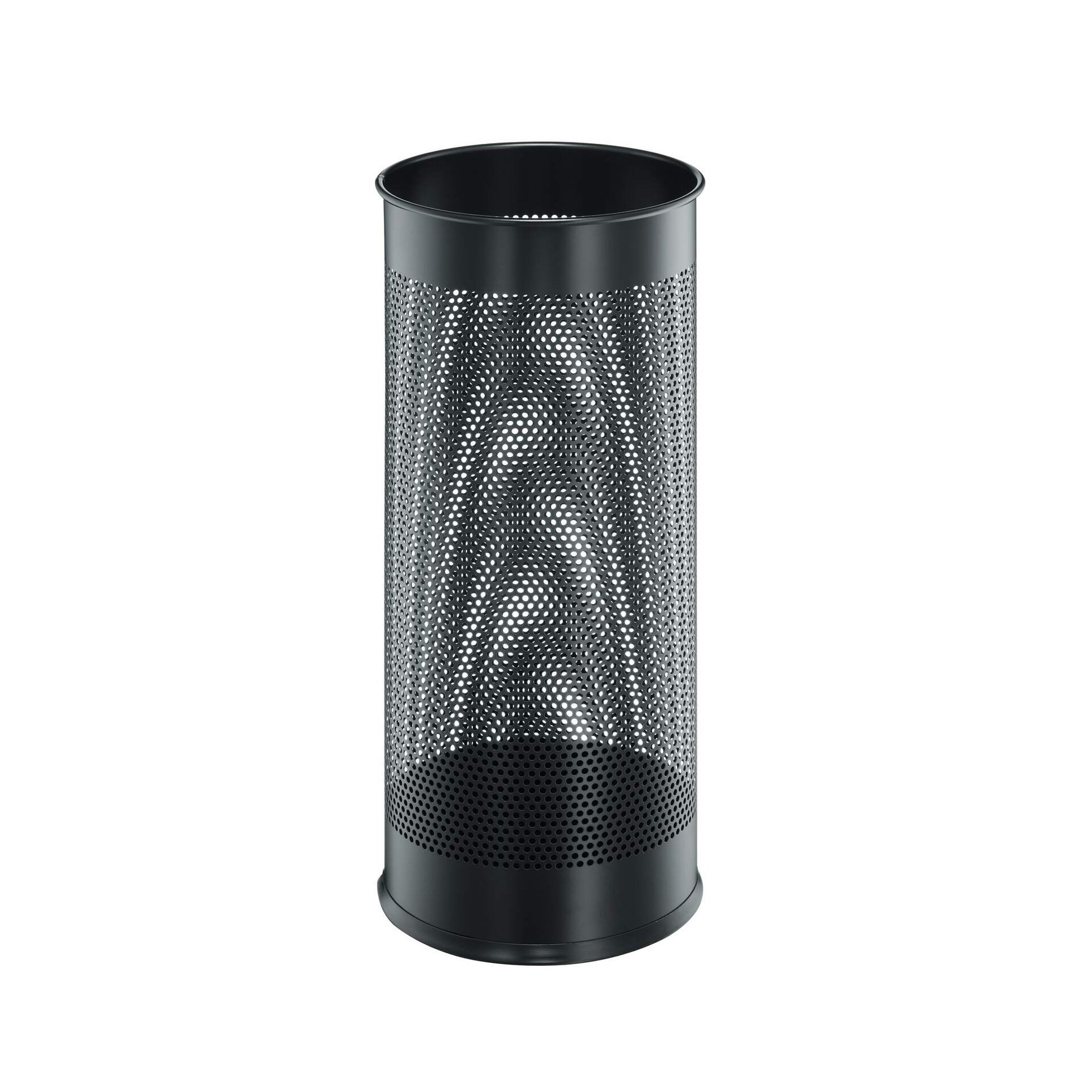 Durable Umbrella Stand, metal, 28.5 L, black