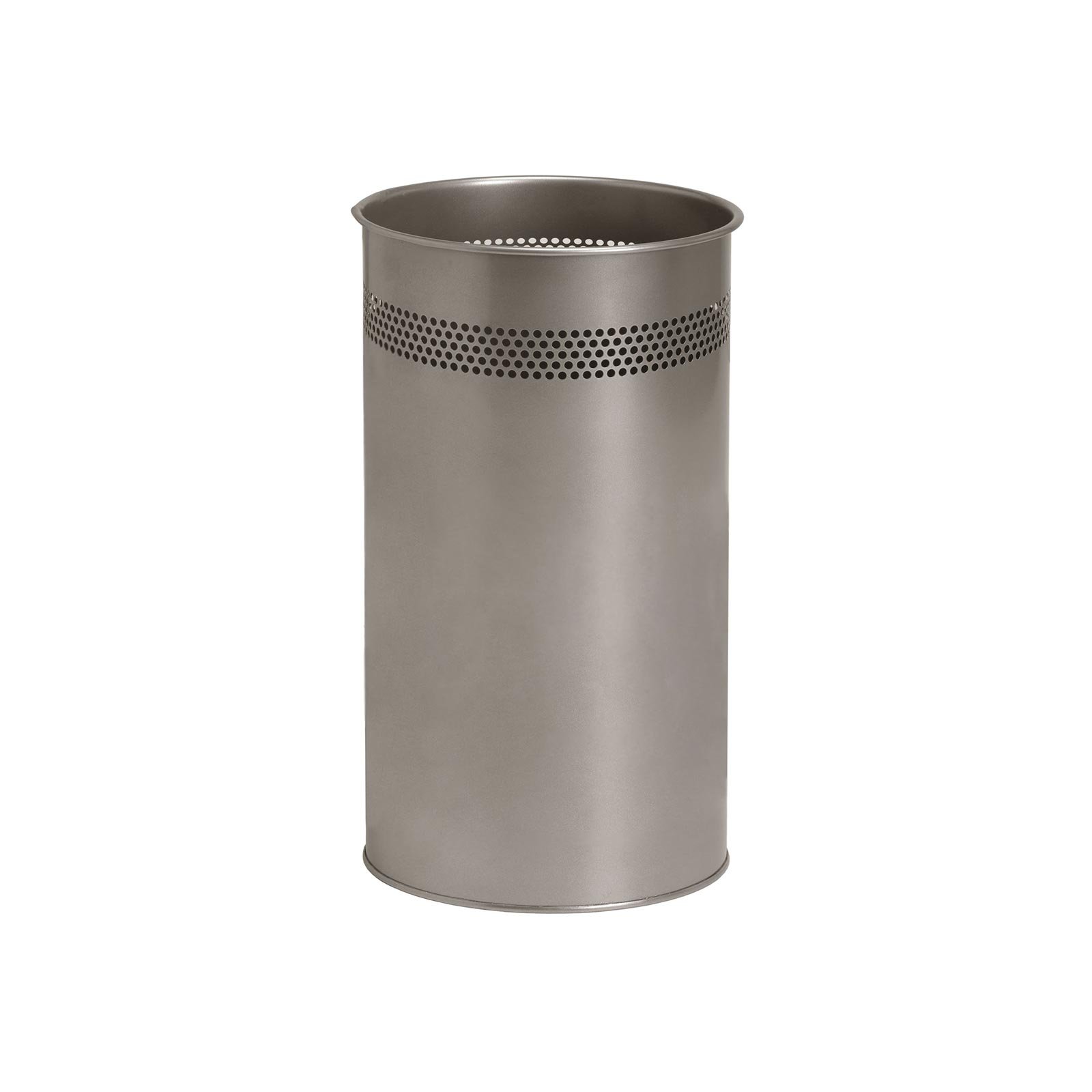 Twin Umbrella Stand, metal, 26 x 26 x 46 cm, 21 L, grey