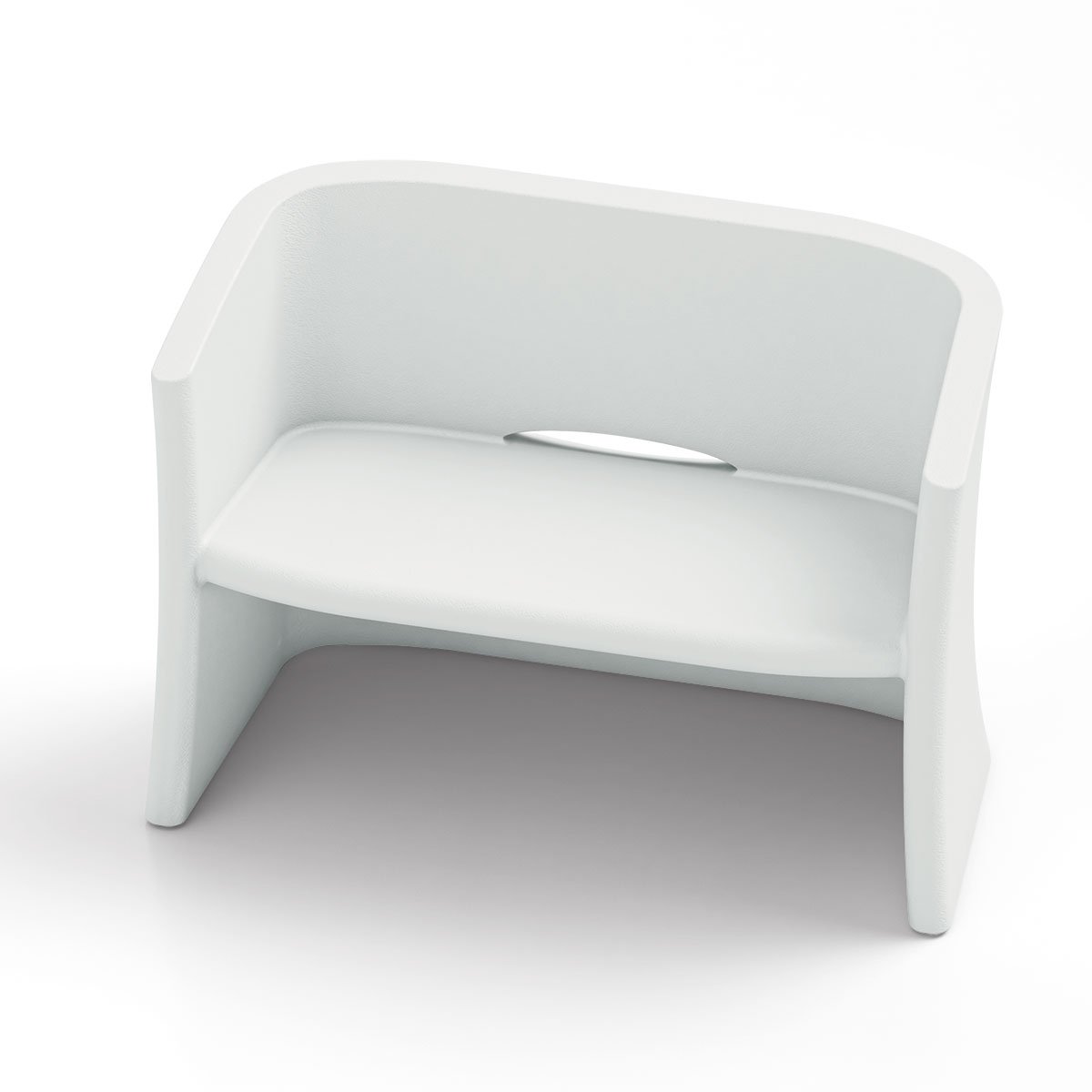 Lyxo Double sofa Breeze, 1160 x 580 x 800 mm, white