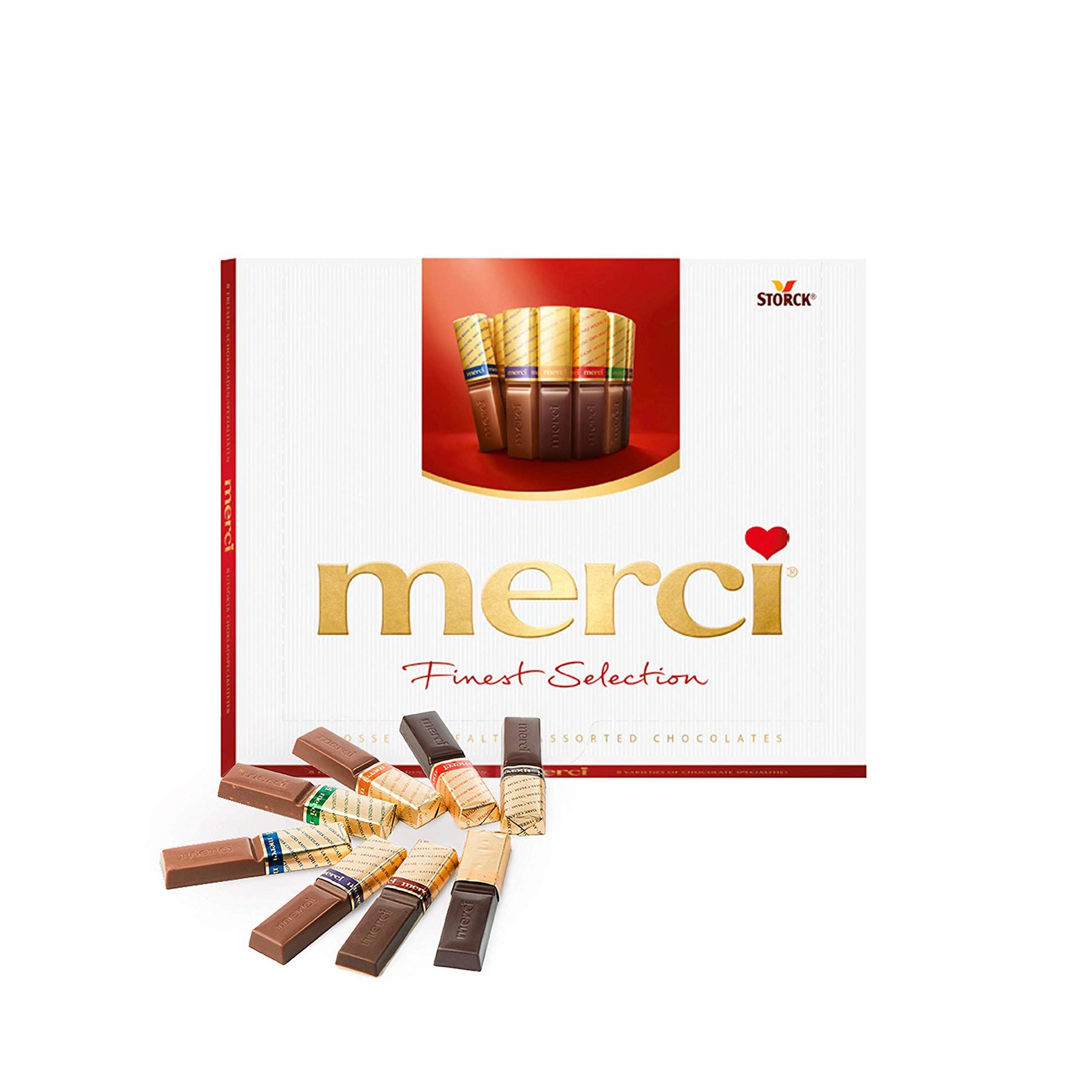 Merci Chocolates, assorted, 250 g