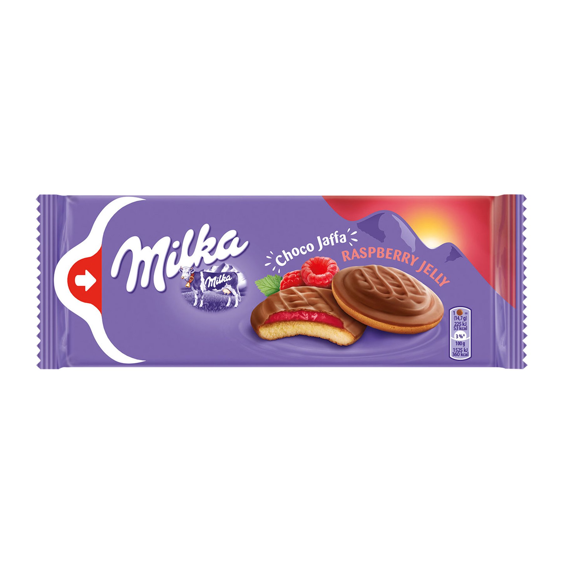 Milka Biscuits, raspberry, 147 g