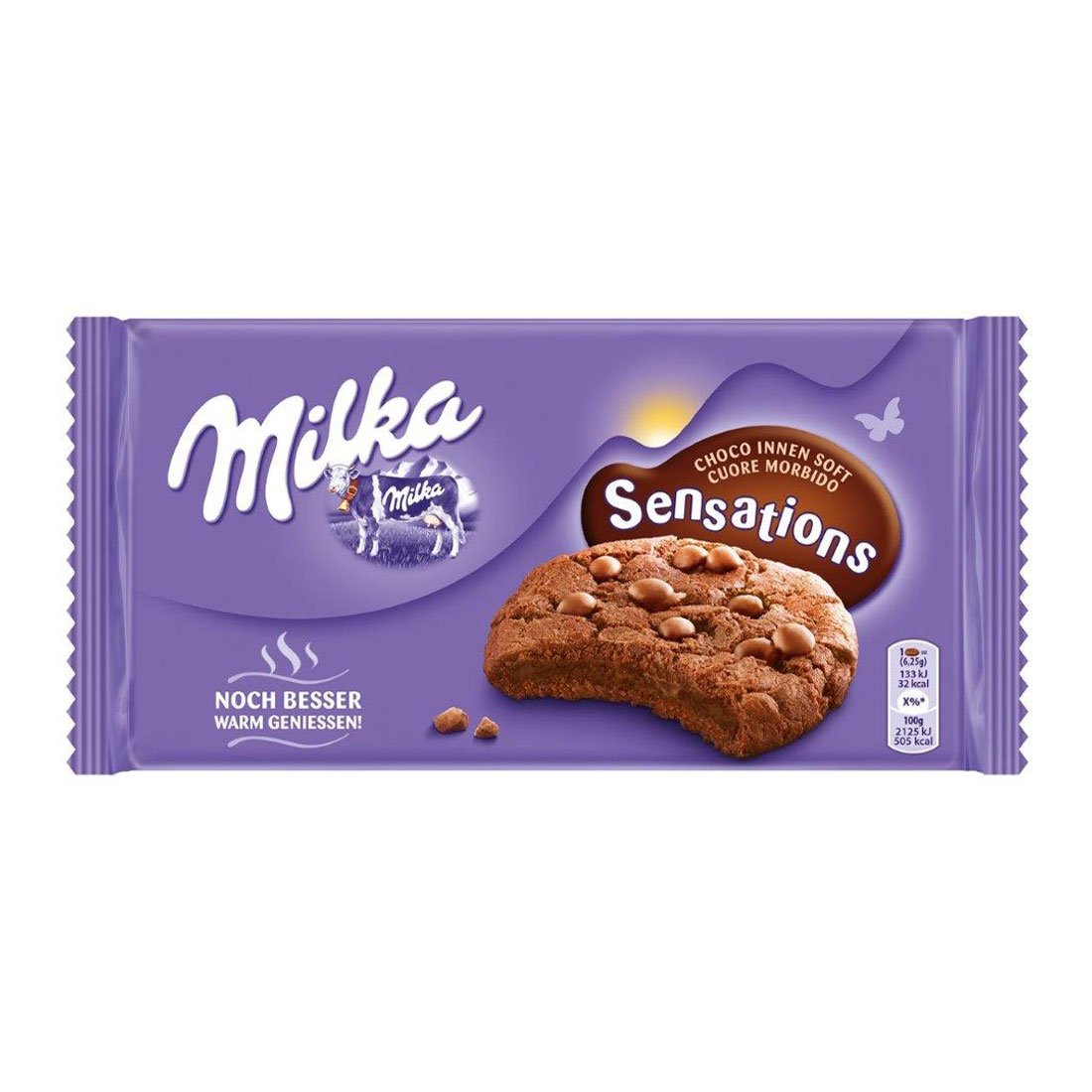 Milka Biscuits, soft, Choco cookies, 156 g