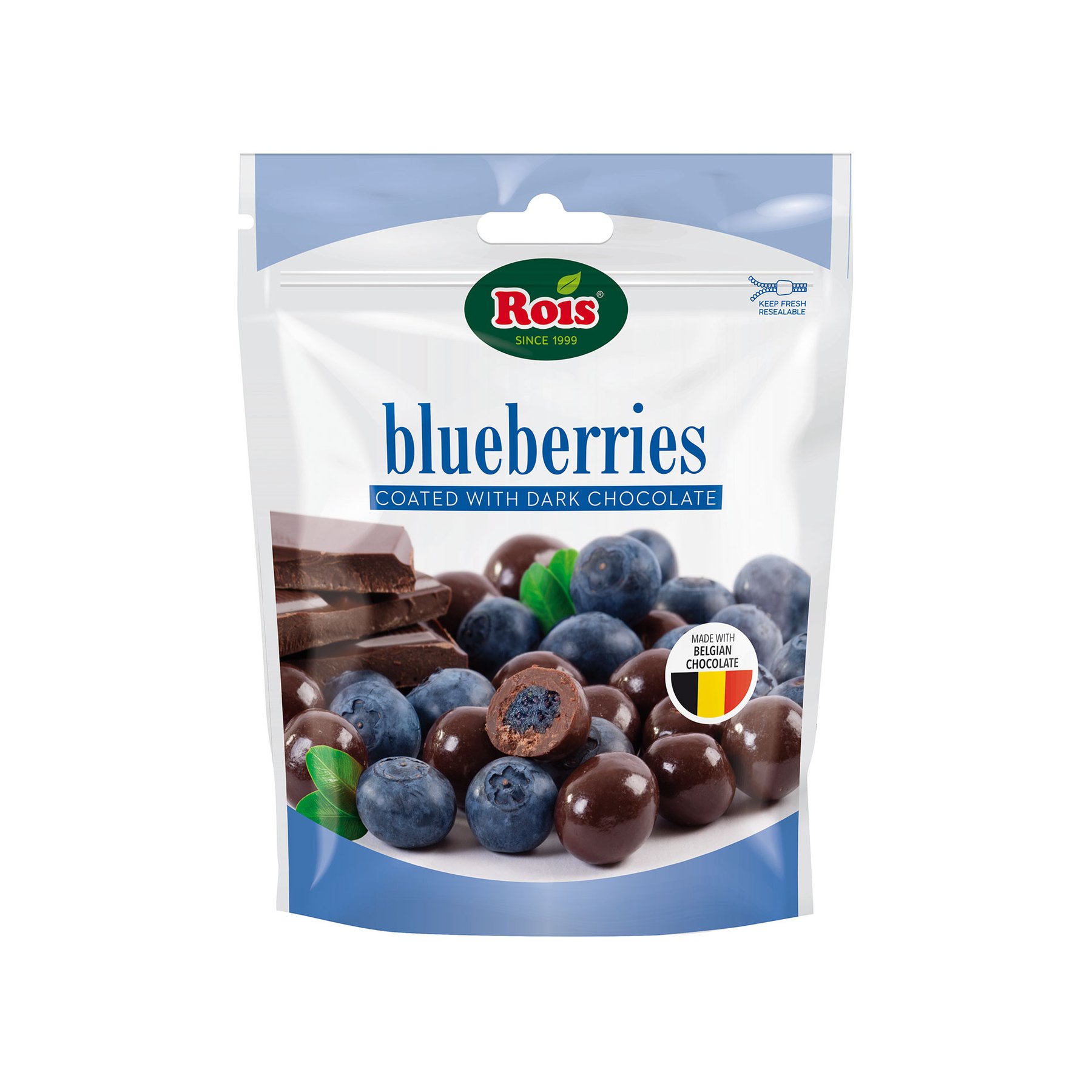 Rois Choco blueberry, with dark chocolate, 100 g