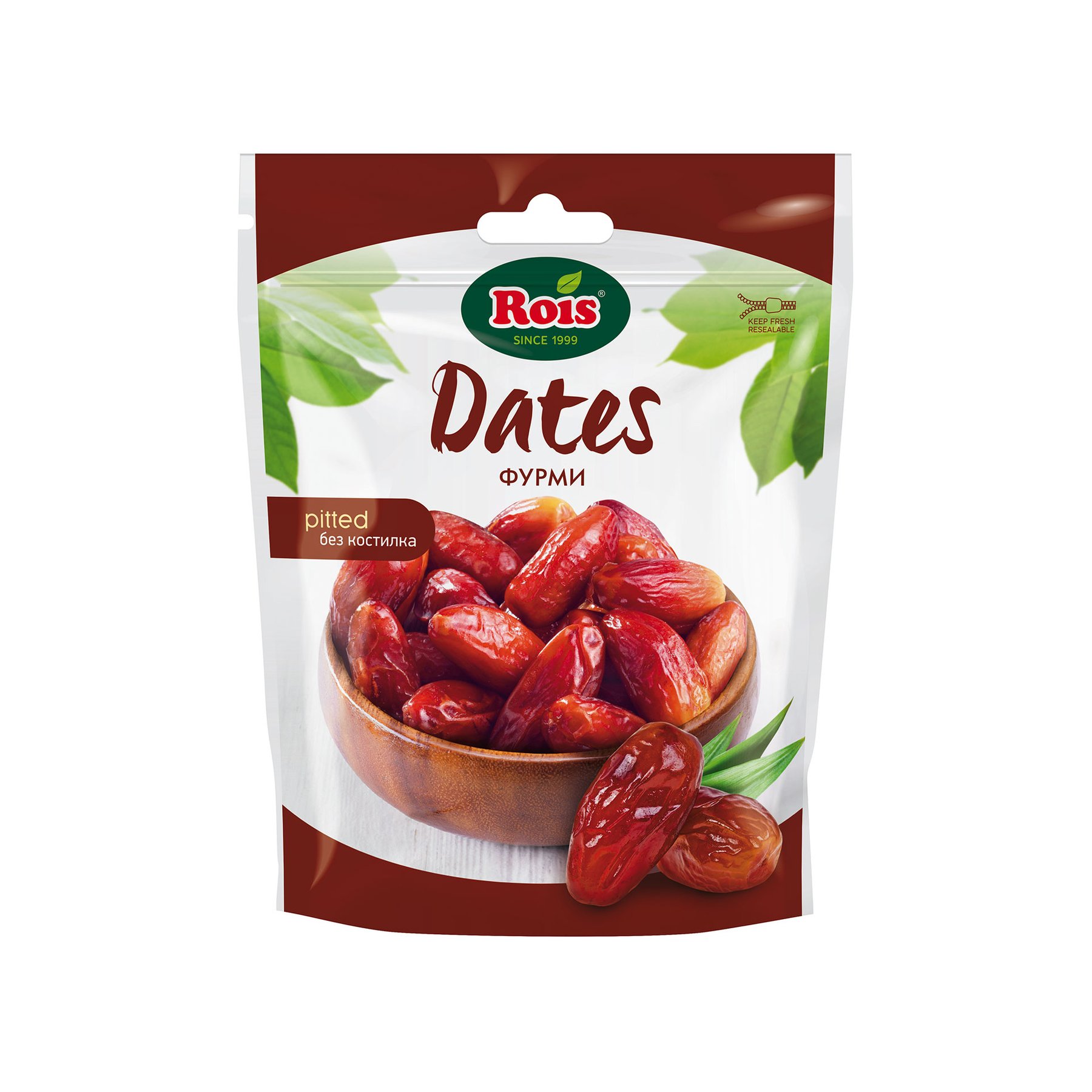 Rois Dates, dried, pitted, 120 g