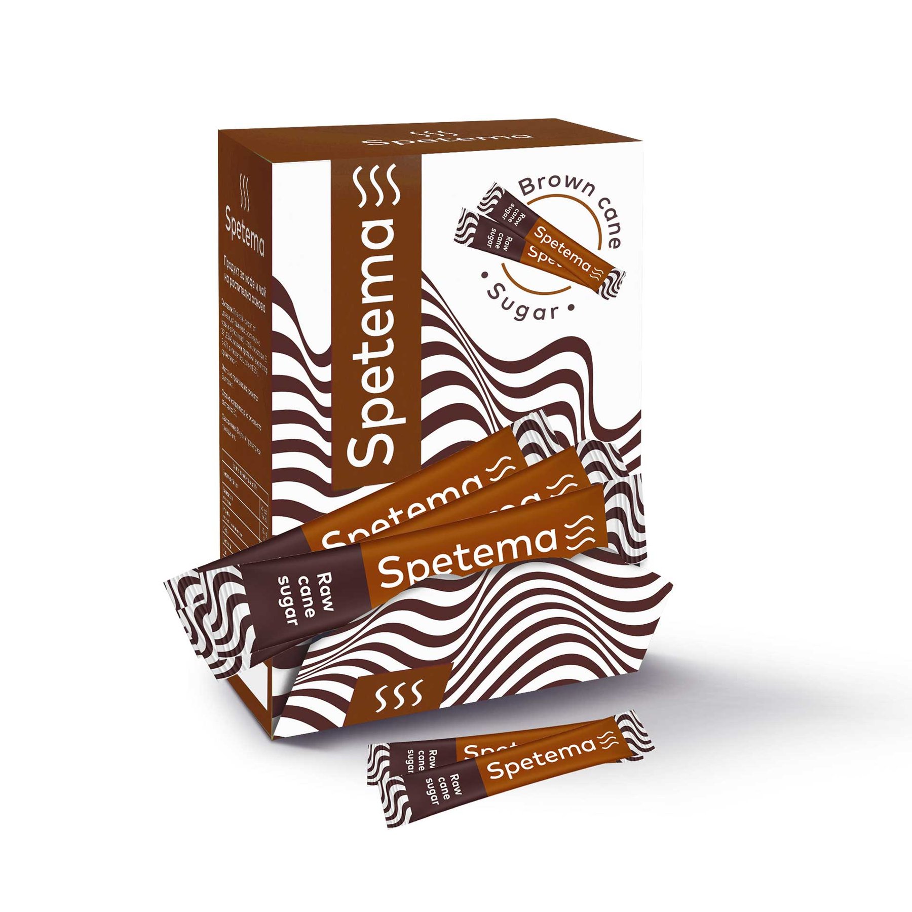 Spetema Sugar, brown, 3.5 g, 150 pcs