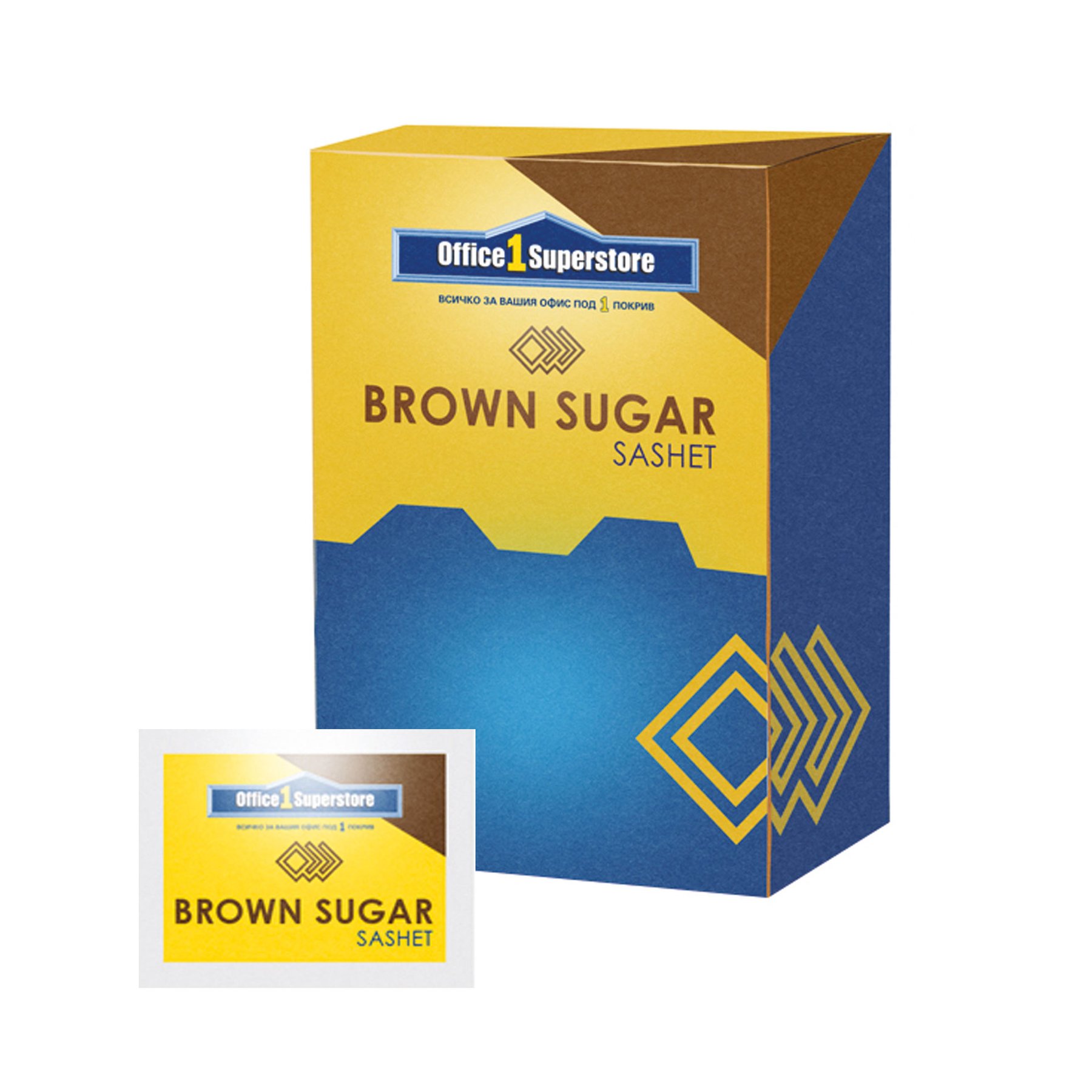 Sugar, Brown, 4 g, Packets, 150 pcs