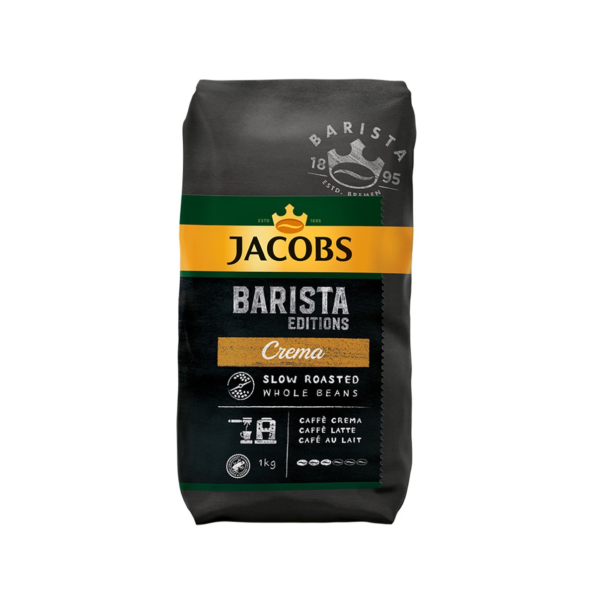 Jacobs Coffee Beans Barista Editions Crema, 1 kg