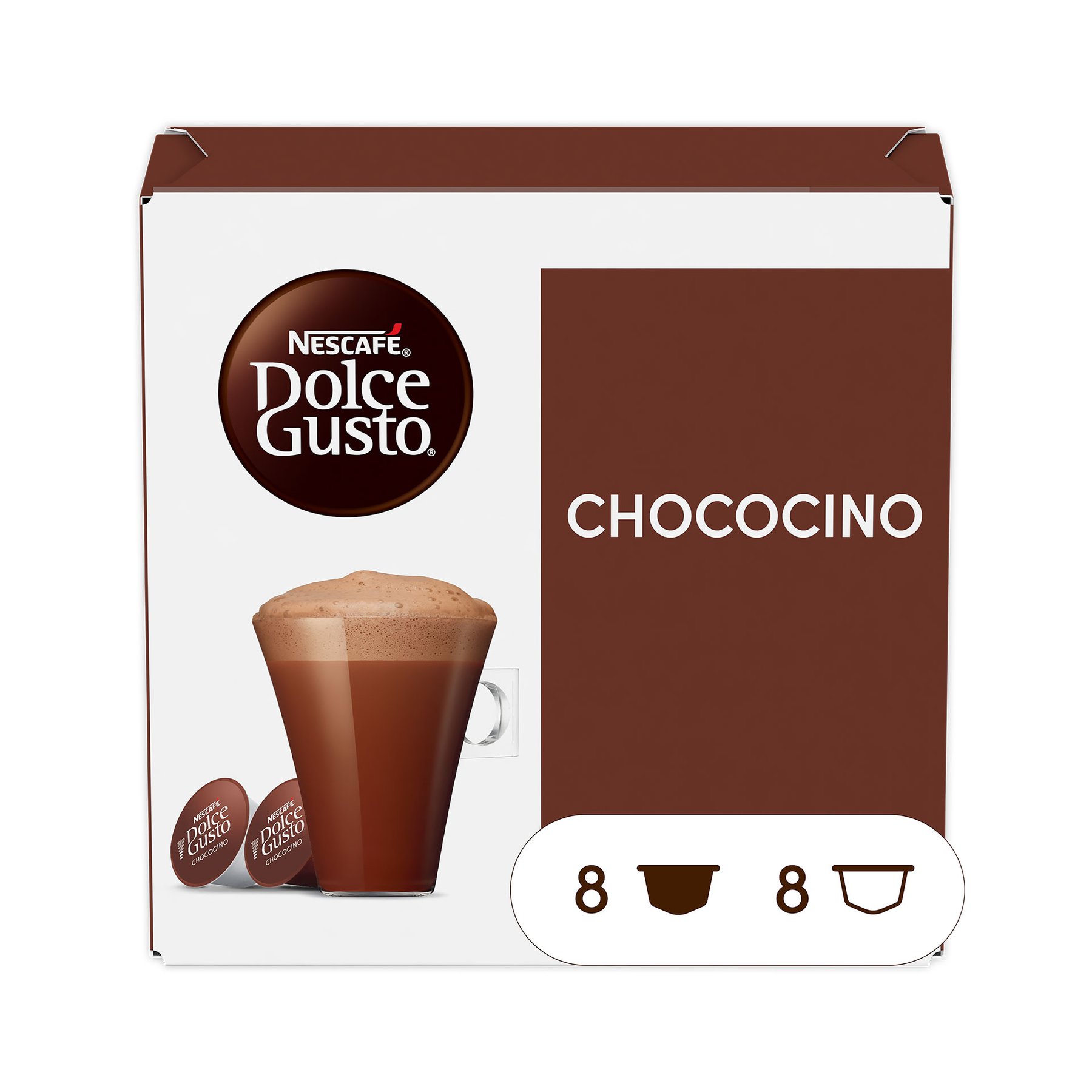 Nescafe Dolce Gusto Coffee Capsule Chococino, 16 pcs