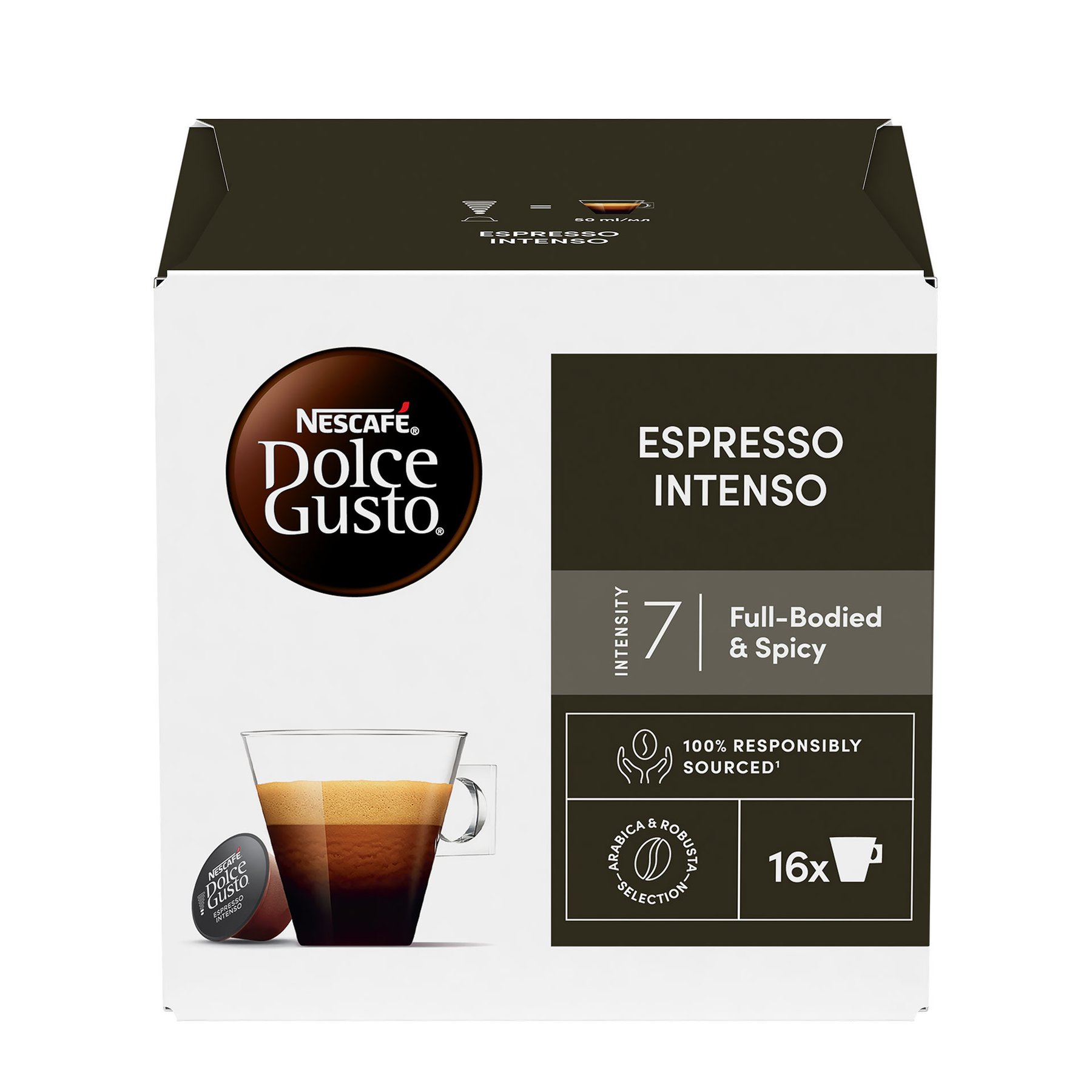 Nescafe Dolce Gusto Coffee capsules Espresso Intenso, 16 pieces