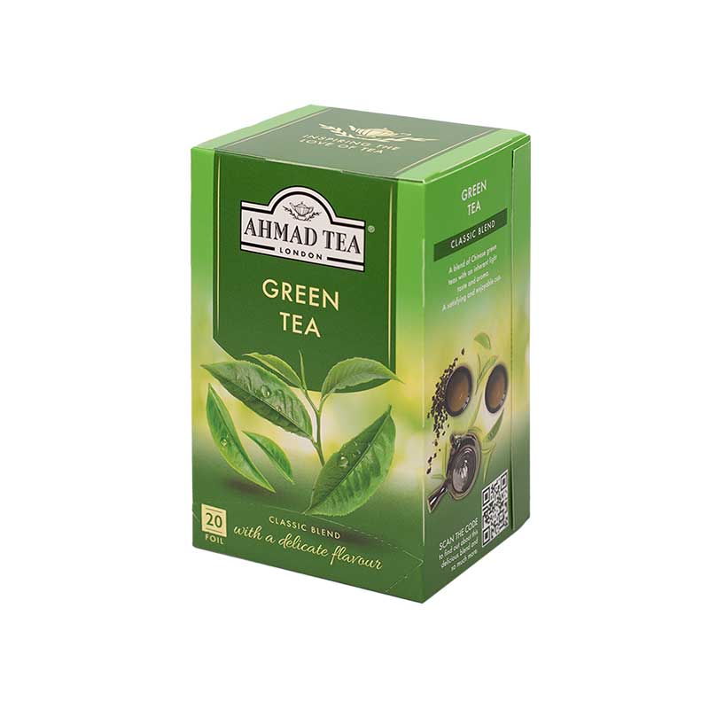 Ahmad Tea “Green Tea”, 2 g, in sachet, 20 pcs.