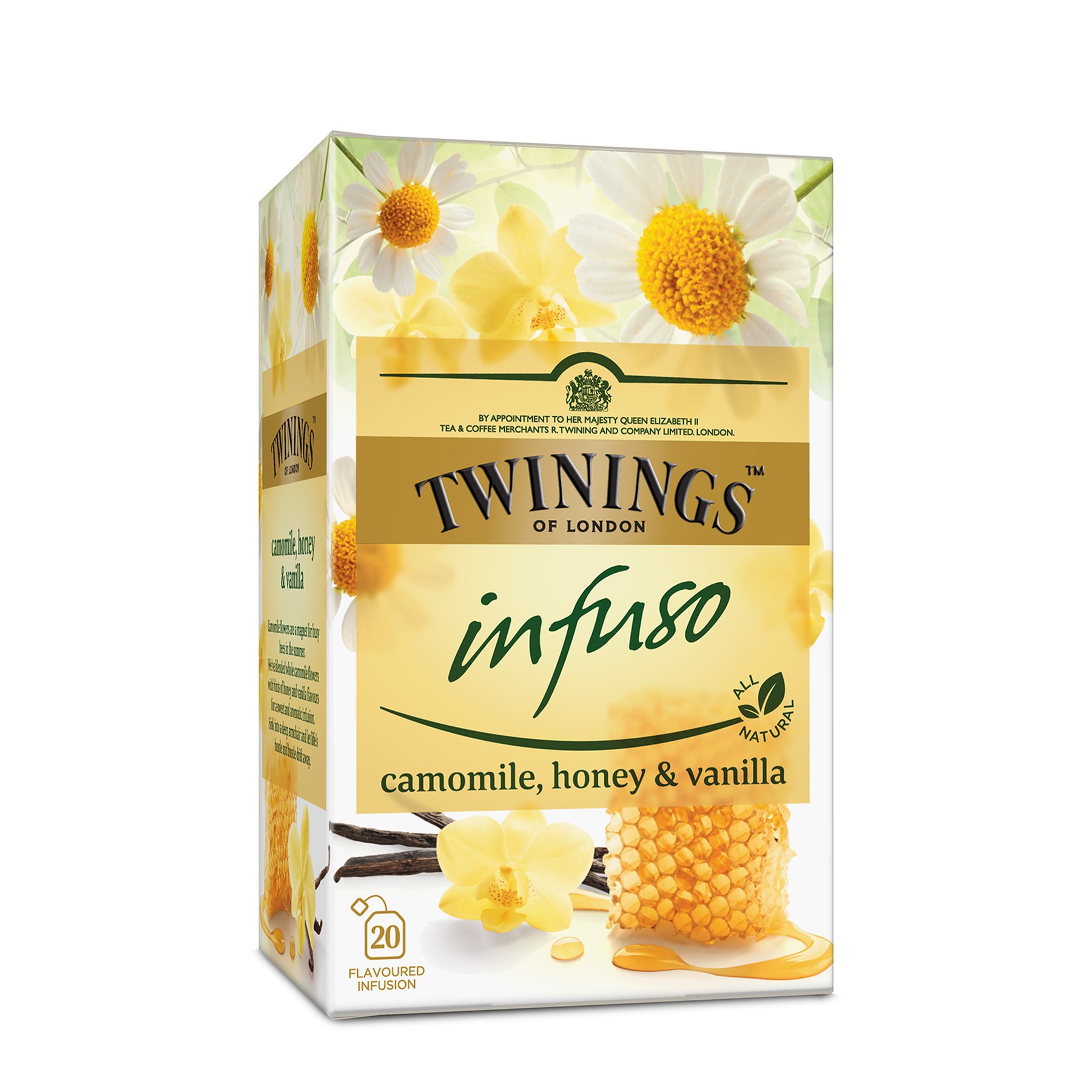 Twinings Tea “Vanilla, Honey & Camomile”, herbal, 1.5 g, tea bag, 20 pieces