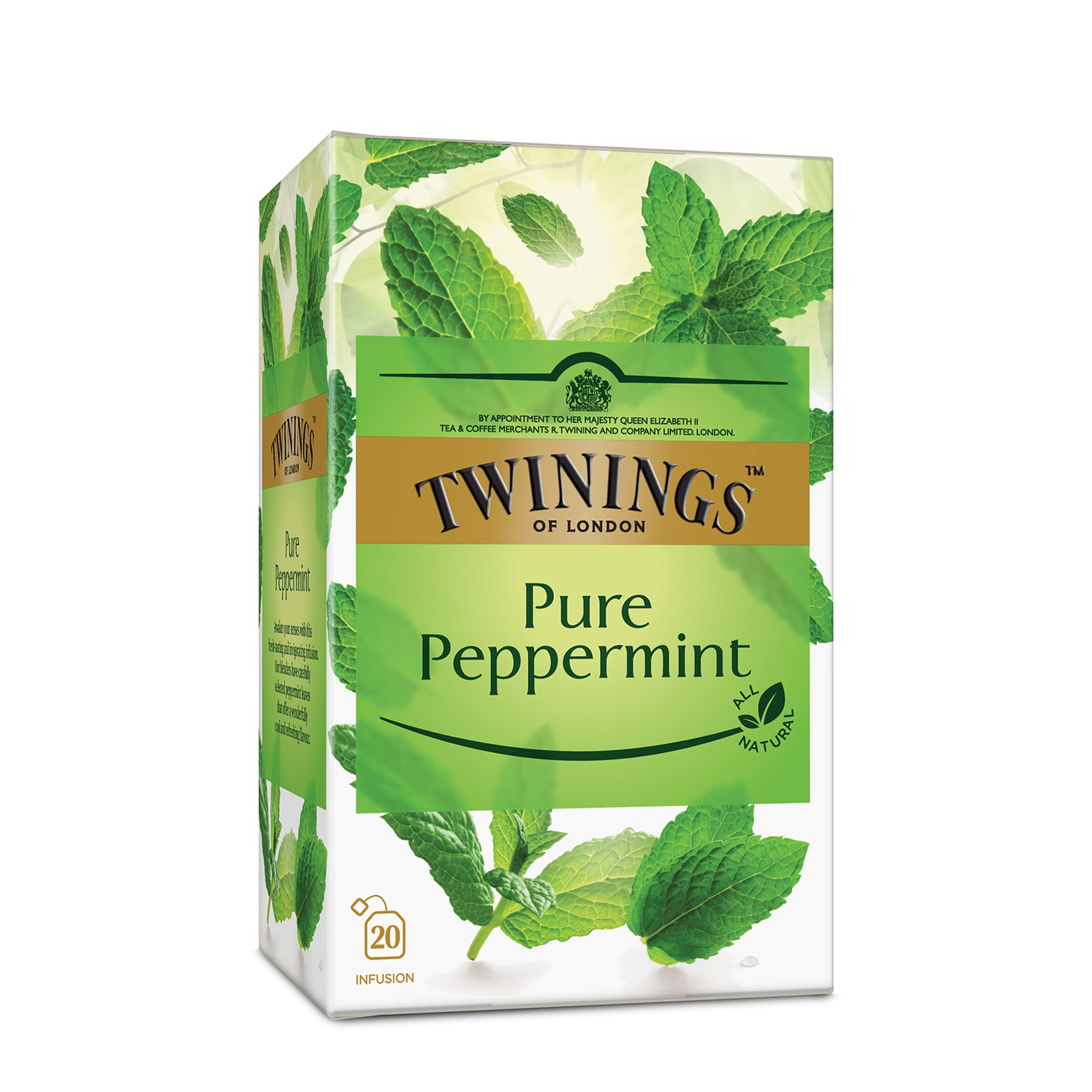 Twinings Tea "Mint", herbal, 2 g, in bag, 20 pcs