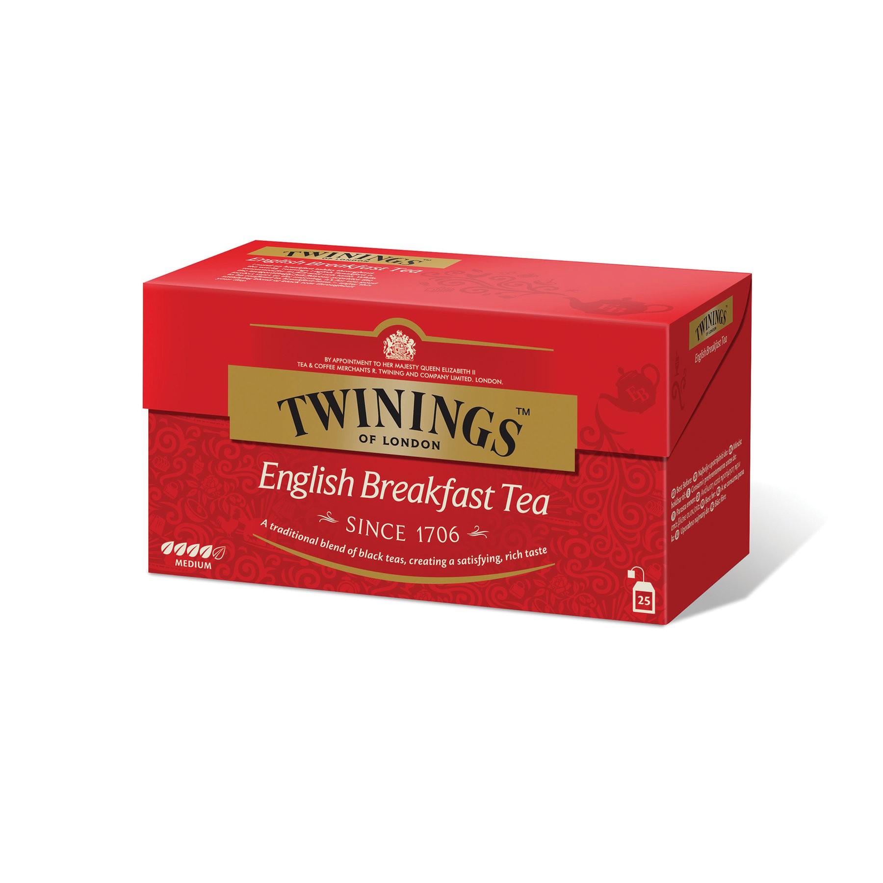 Twinings Tea English Breakfast, black, 2 g, in bag, 25 pcs