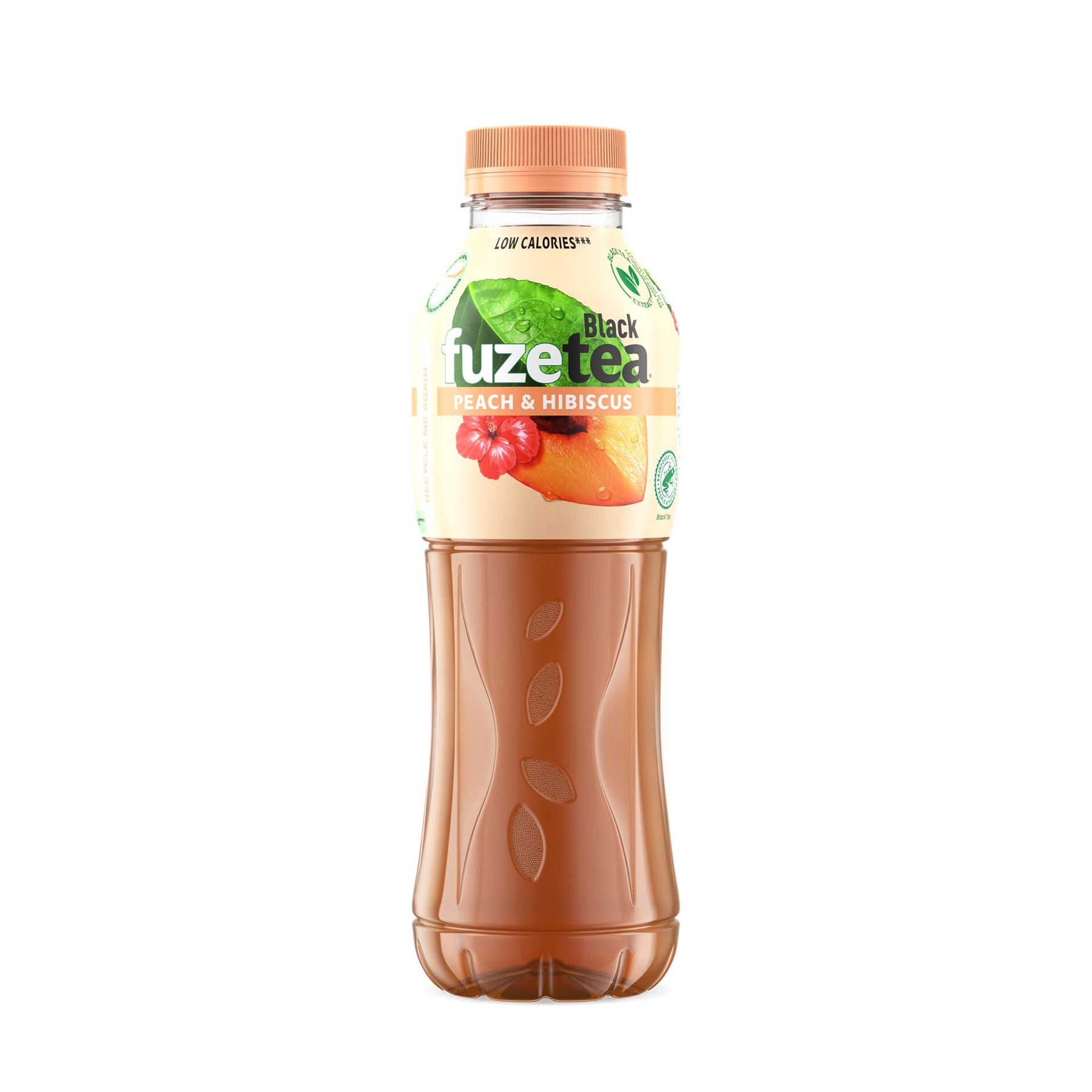 FUZEtea Iced tea, peach and hibiscus, 500 ml