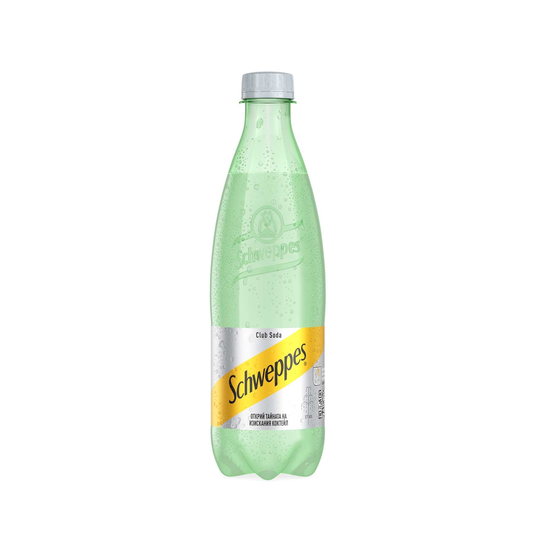 Schweppes Club Soda, 500 ml, plastic bottle
