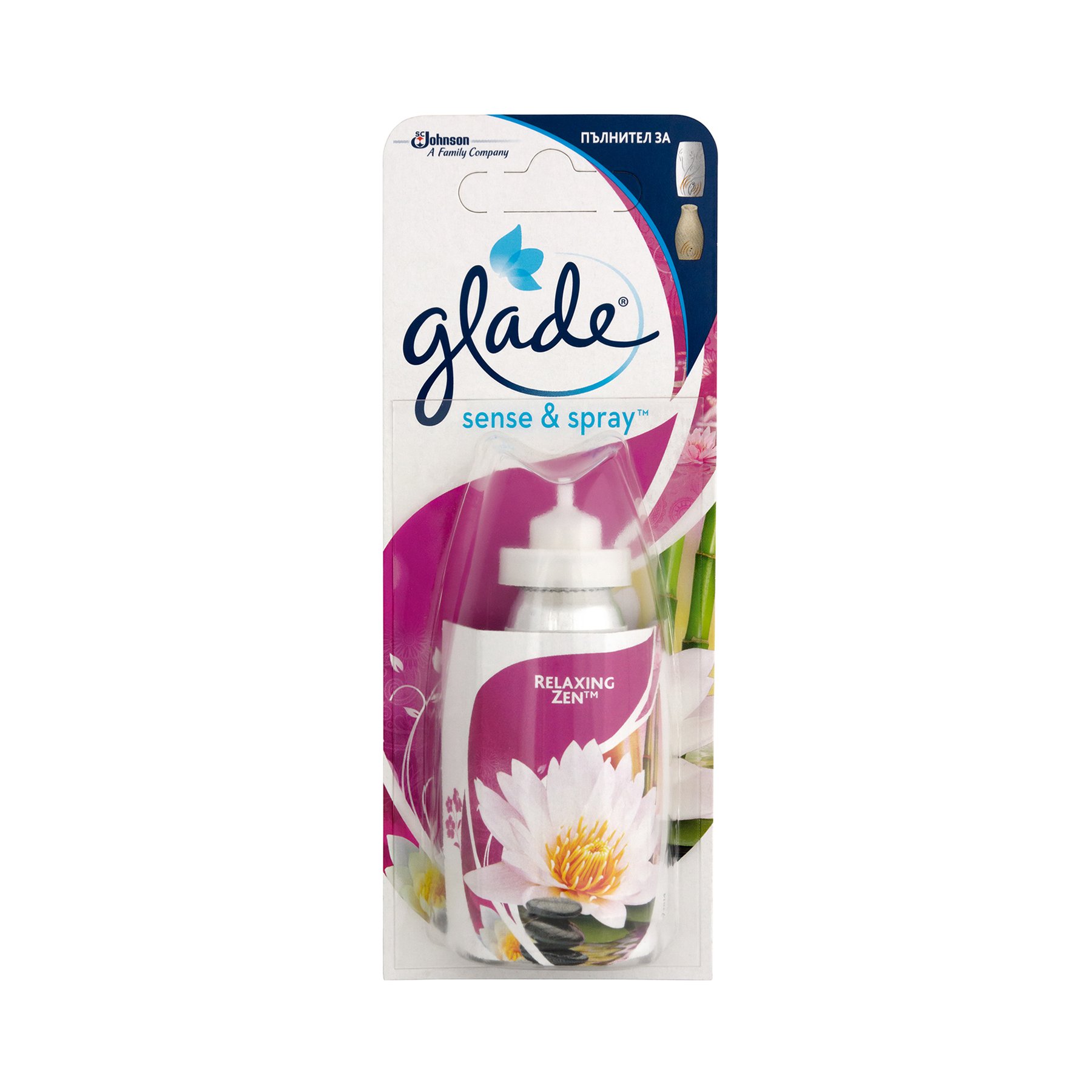 Refill for aromatherapy Glade Sense & Spray, relaxing zen, 18 ml