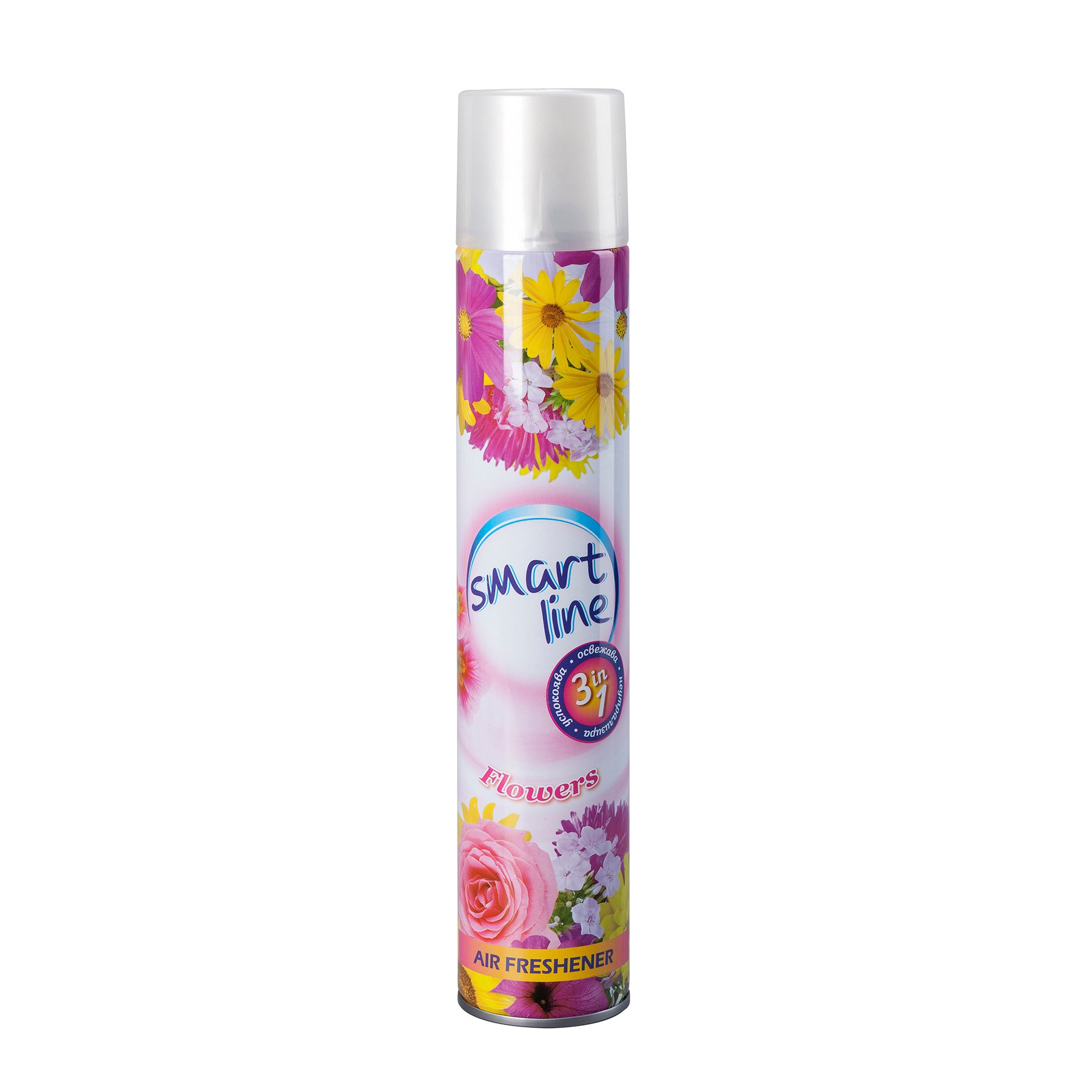 Air freshener Smartline, spray, flowers, 400 ml