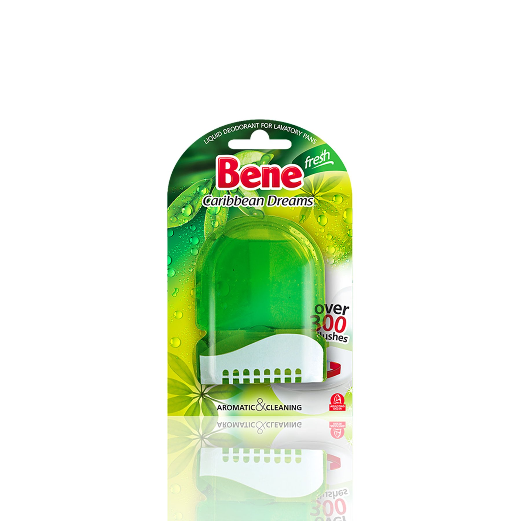 Perfume for toilet Bene Caribbean Dreams, liquid, 50 ml, light green