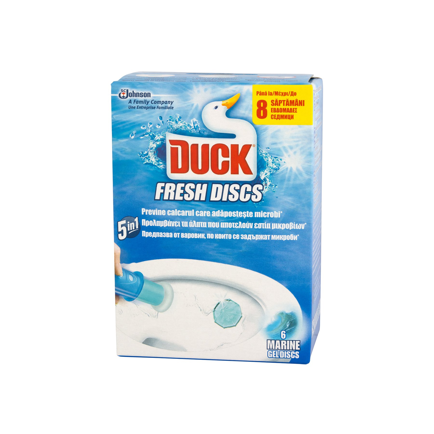 Air freshener for toilet Duck Fresh Discs, gel, ocean, 36 ml