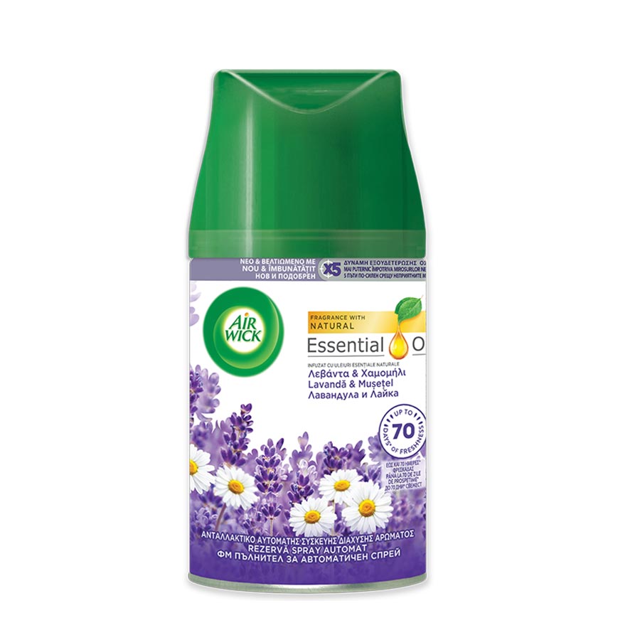 Refill for air wick freshmatic air freshener, lavender and chamomile, 250 ml
