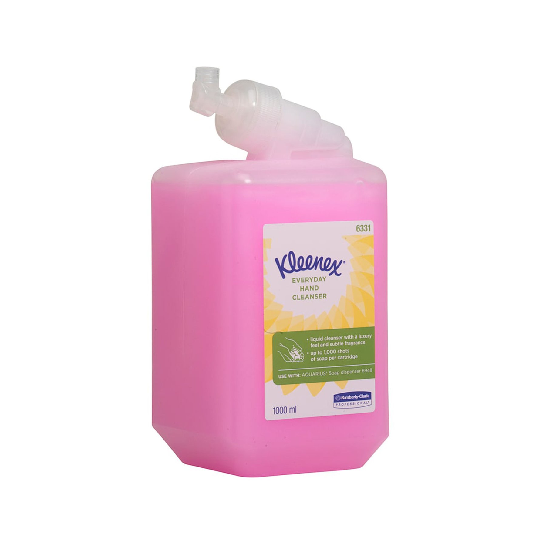 Liquid soap Kimberly-Clark Kleenex Everyday, with glycerin, 1000 doses, 1 L, pink