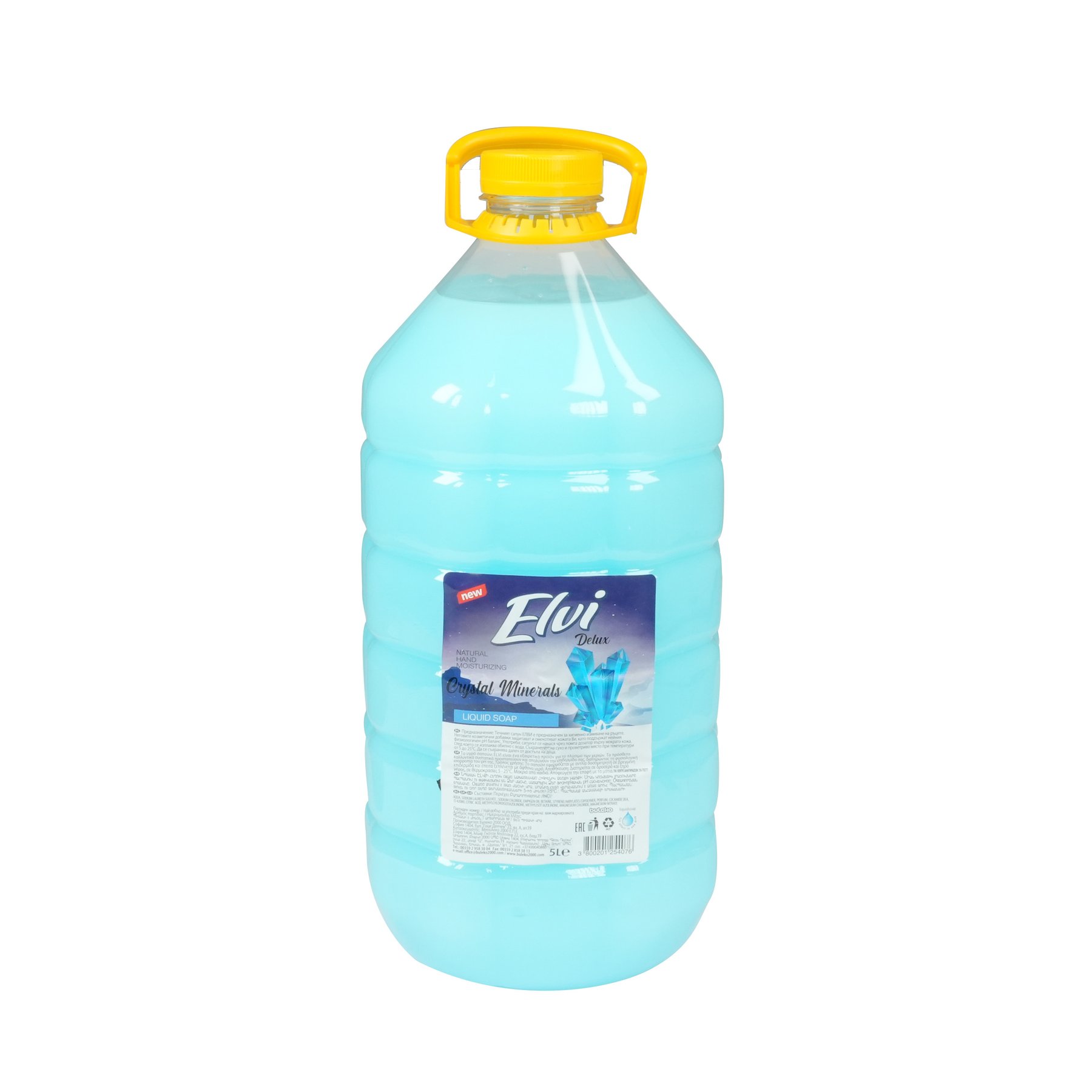 Liquid soap Elvi, blue sky, 5 L, blue