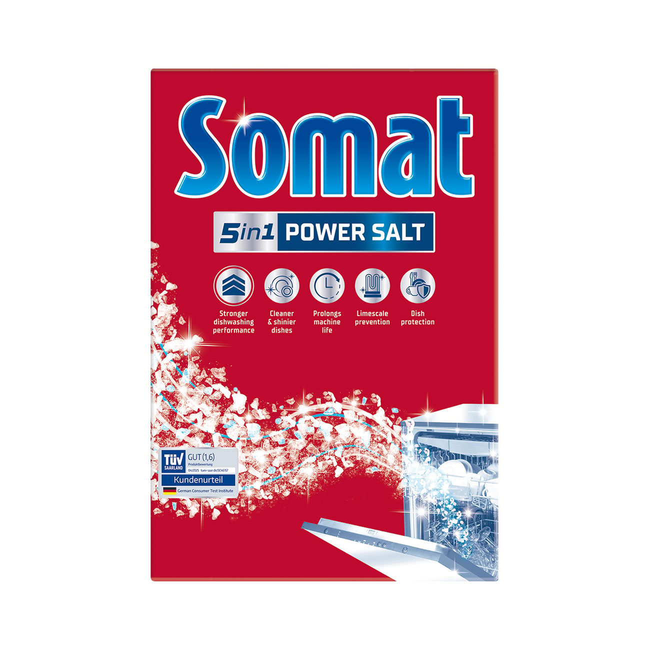 Salt for dishwasher machine Somat, 1.5 kg