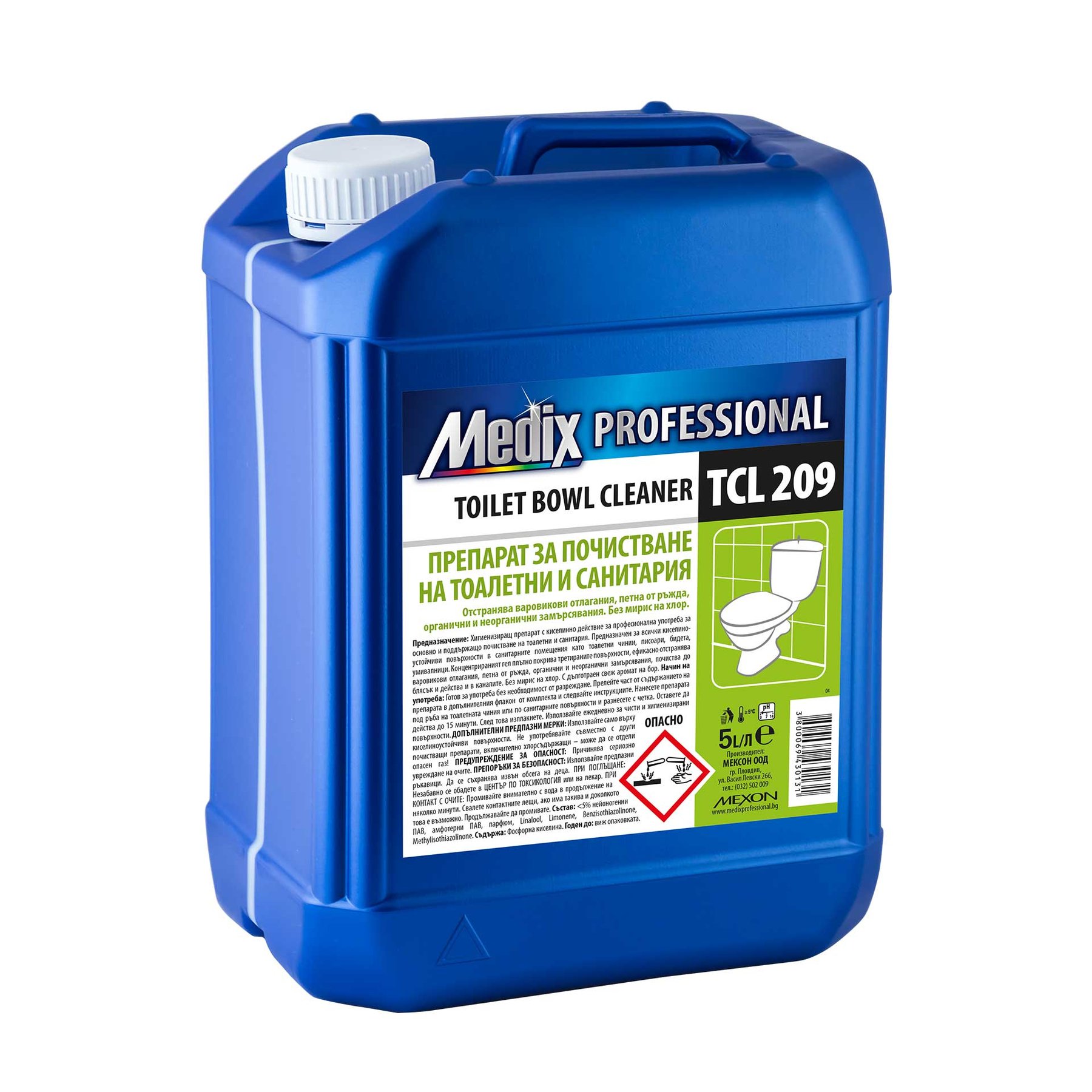 Toilet and sanitary cleaning agent Medix Professional, TCL 209, 5 L