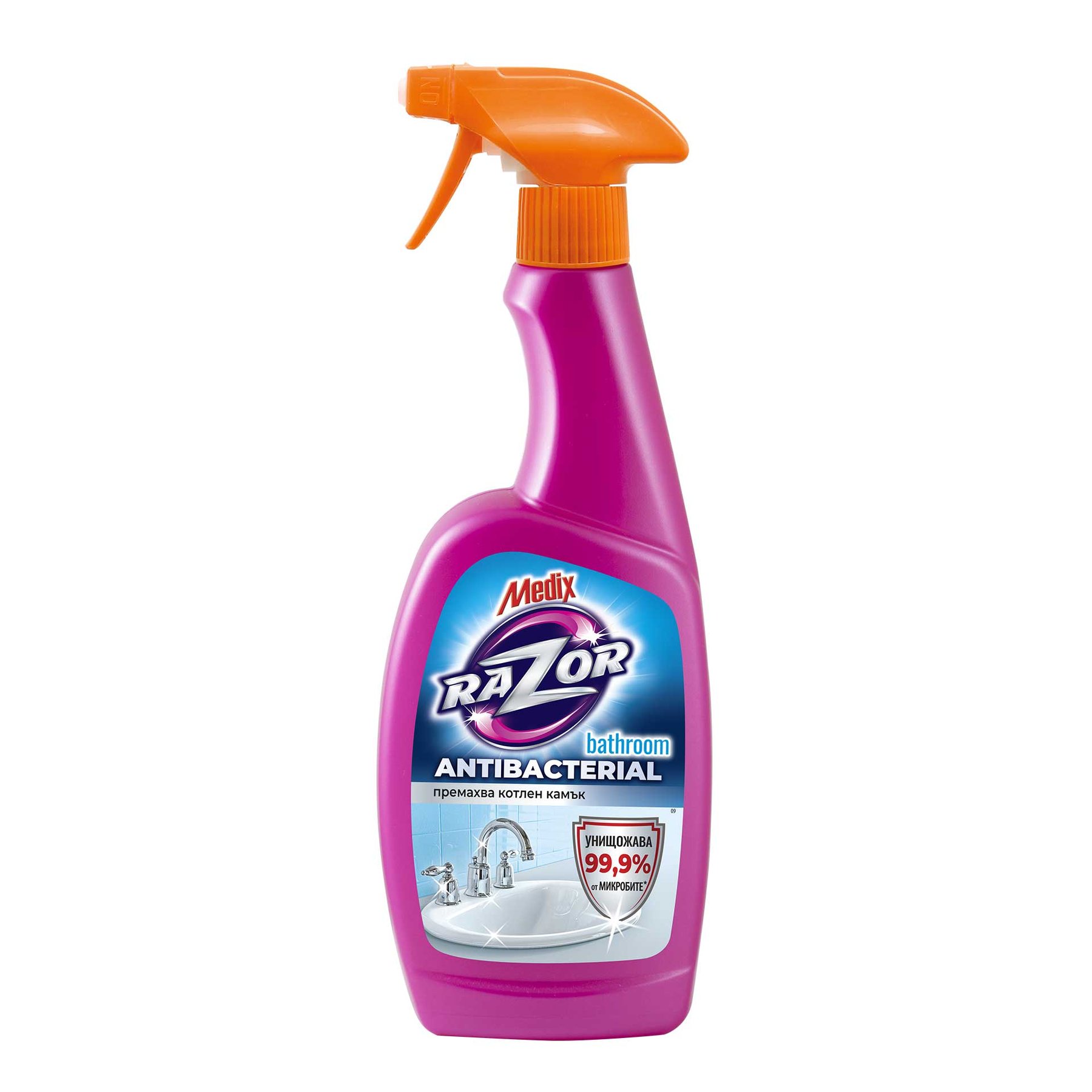 Disinfectant detergent Medix Razor, for bath, spray, 750 ml