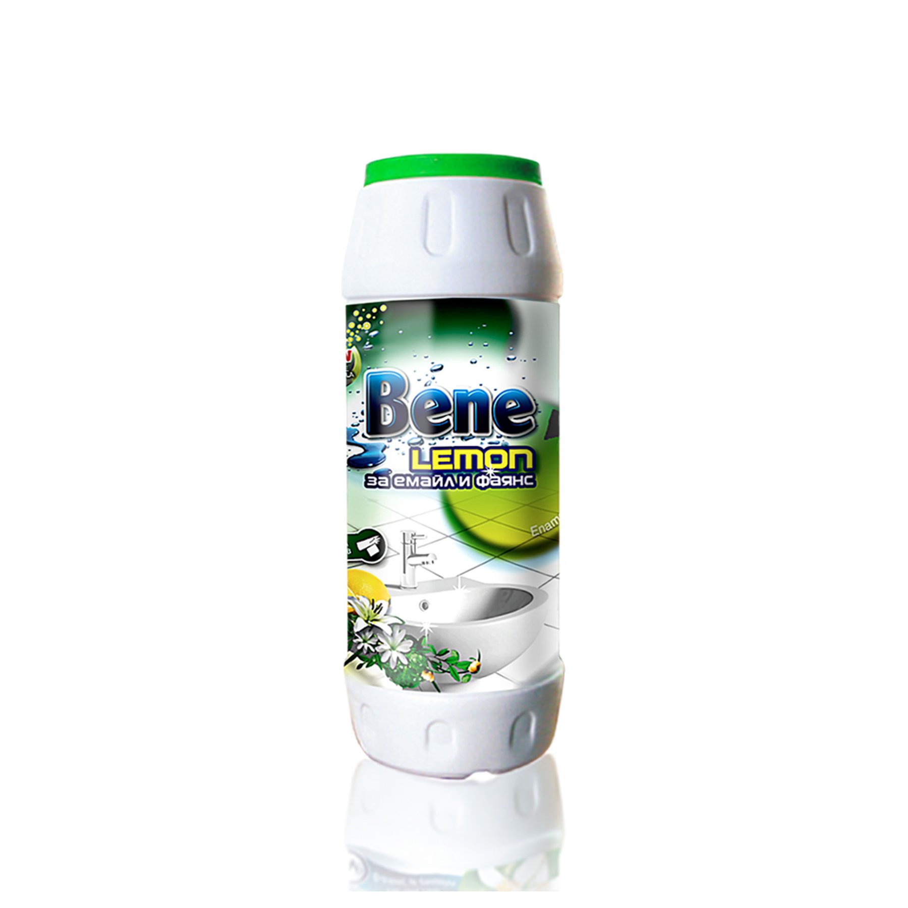 Detergent for cleaning of faience Bene, abrasive, lemon, 500 g