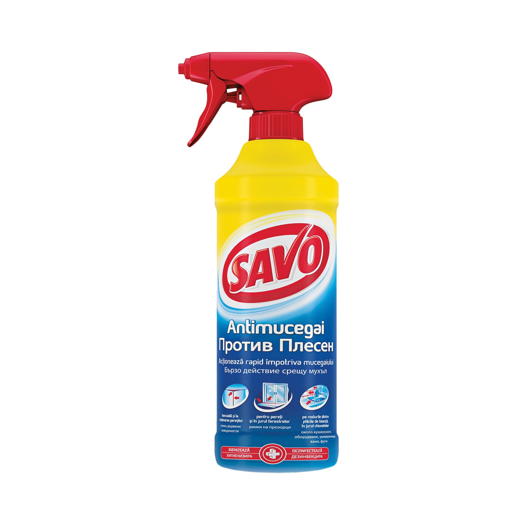 Detergent against mold and mold Savo, spray, 500 ml