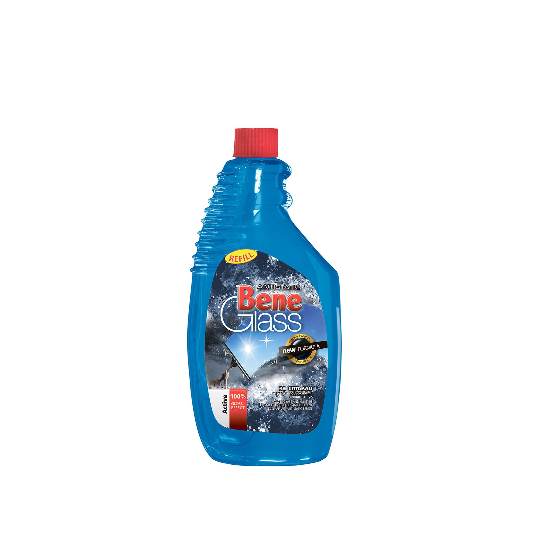 Glass cleaning agent Bene, refill, 500 ml