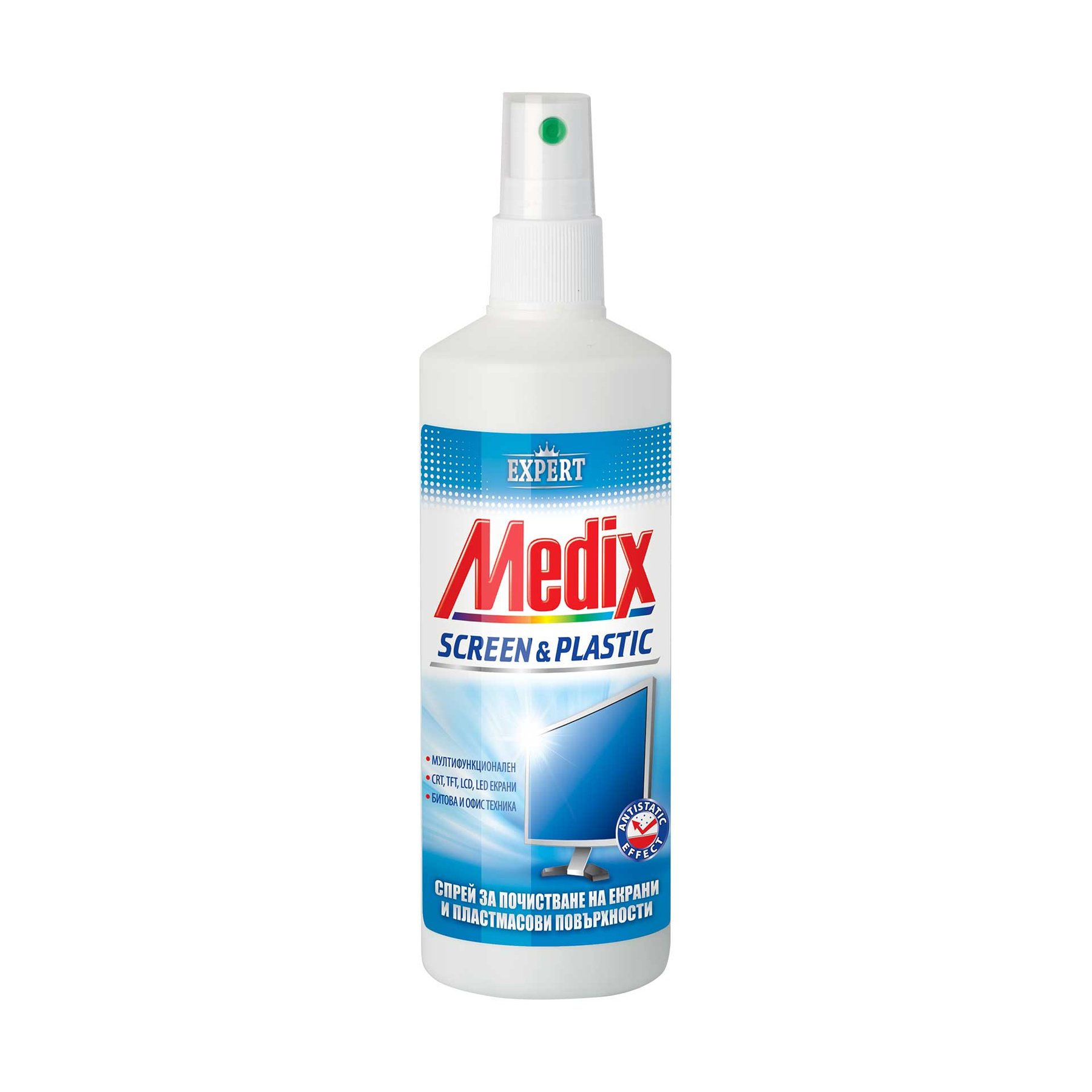 Spray for cleaning Medix Expert Screen & Plastic, universal, 200 ml