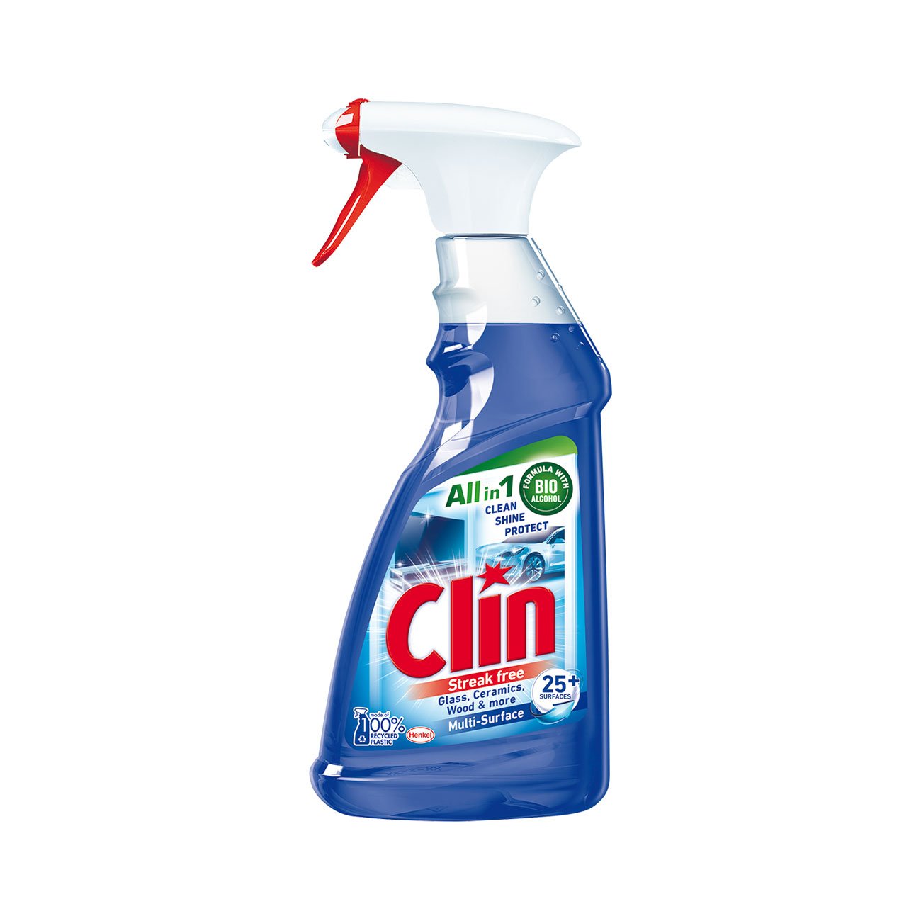 Glass cleaning agent Clin Universal, with pump, 500 ml