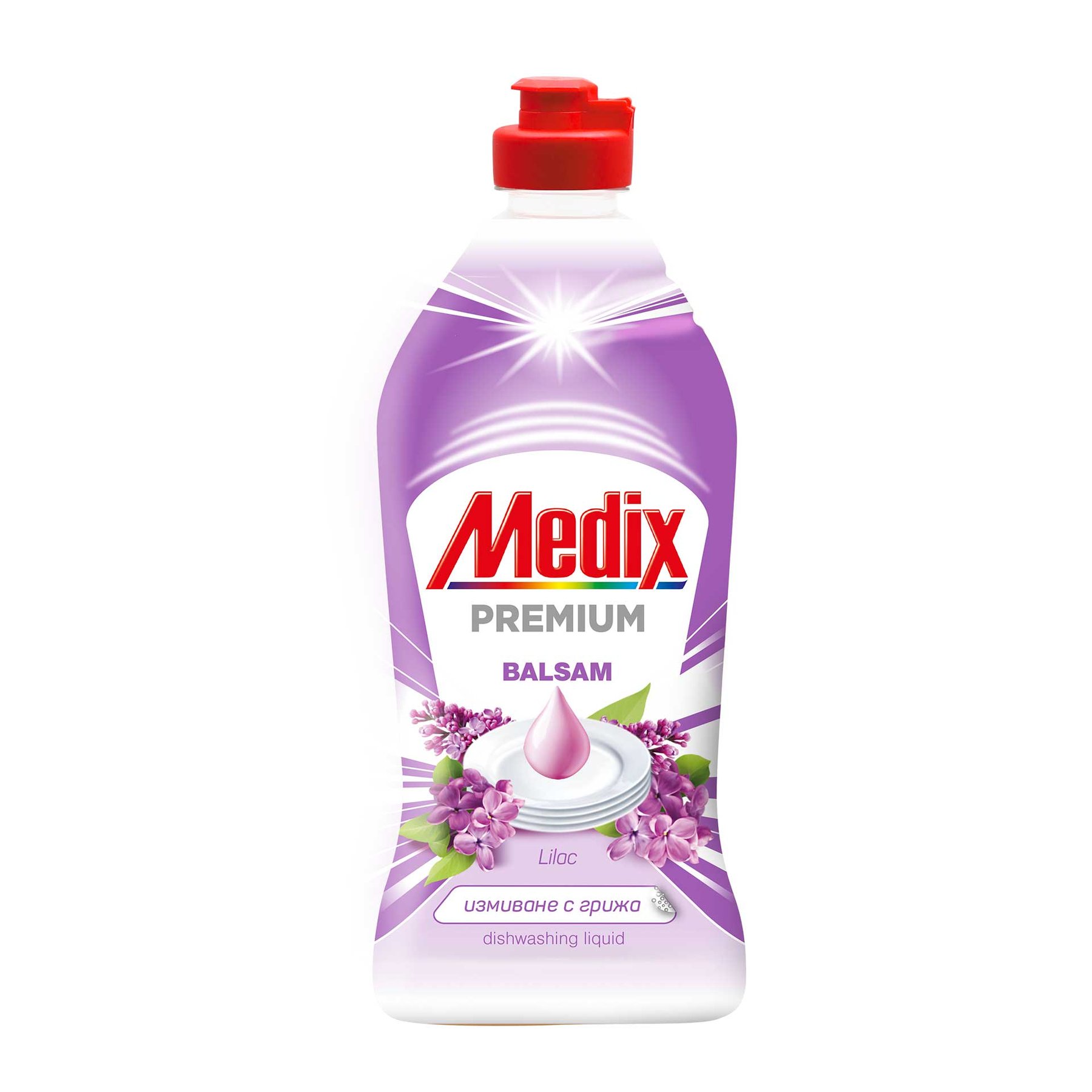 Dishwashing detergent Medix Beauty Balsam, lilac, 415 ml, violet