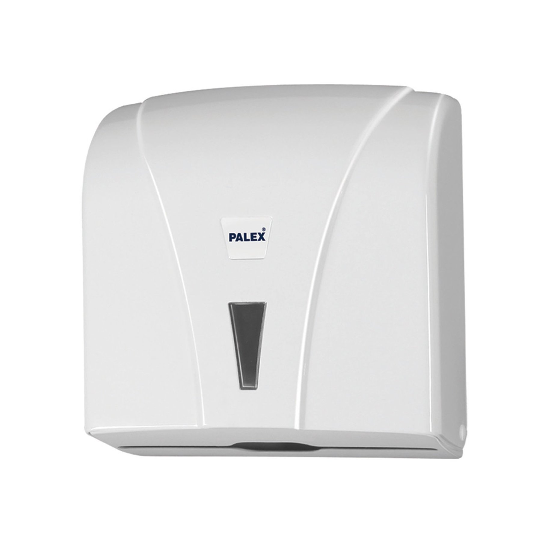 Dispenser for towels for hands Palex, white, abs, for 300 towels, 27 x 11 x 27.5 cm
