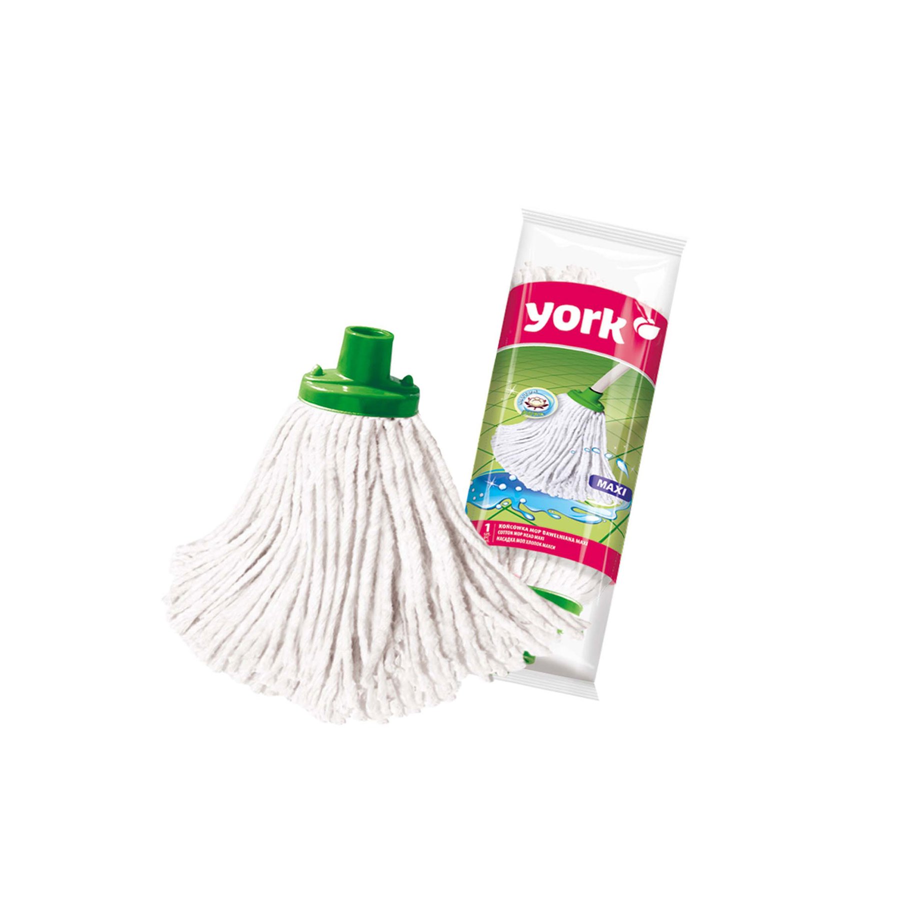 Rag for under York, cotton, rope, 140 g, without handle, with conical thread