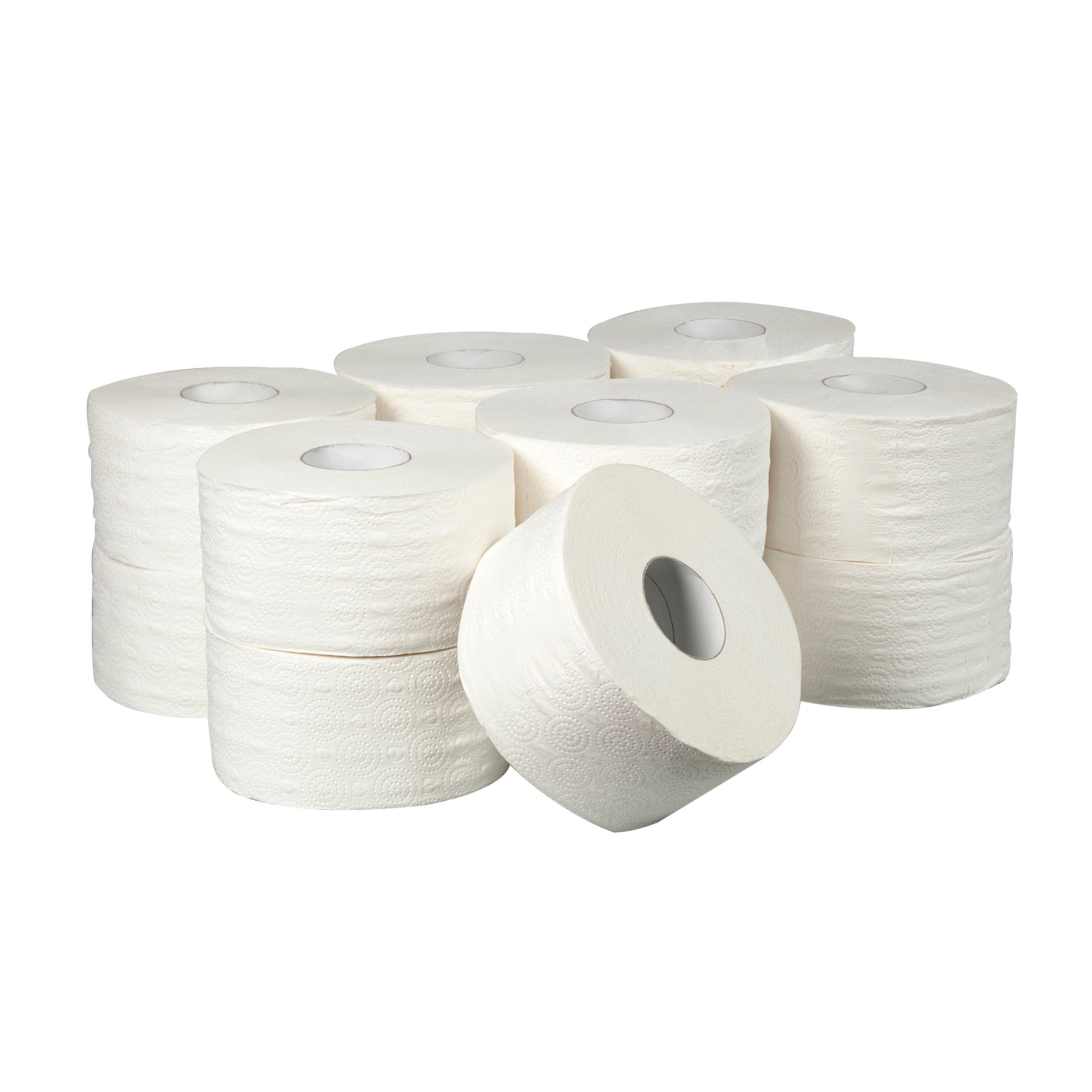 Toilet paper, three-ply, cellulose, 400 g, 12 pieces