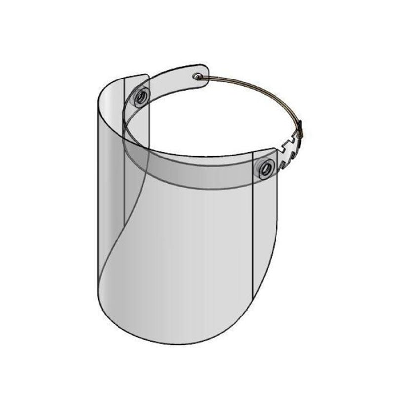 Safety helmet, for reusable use, 190 x 130 x 250 mm