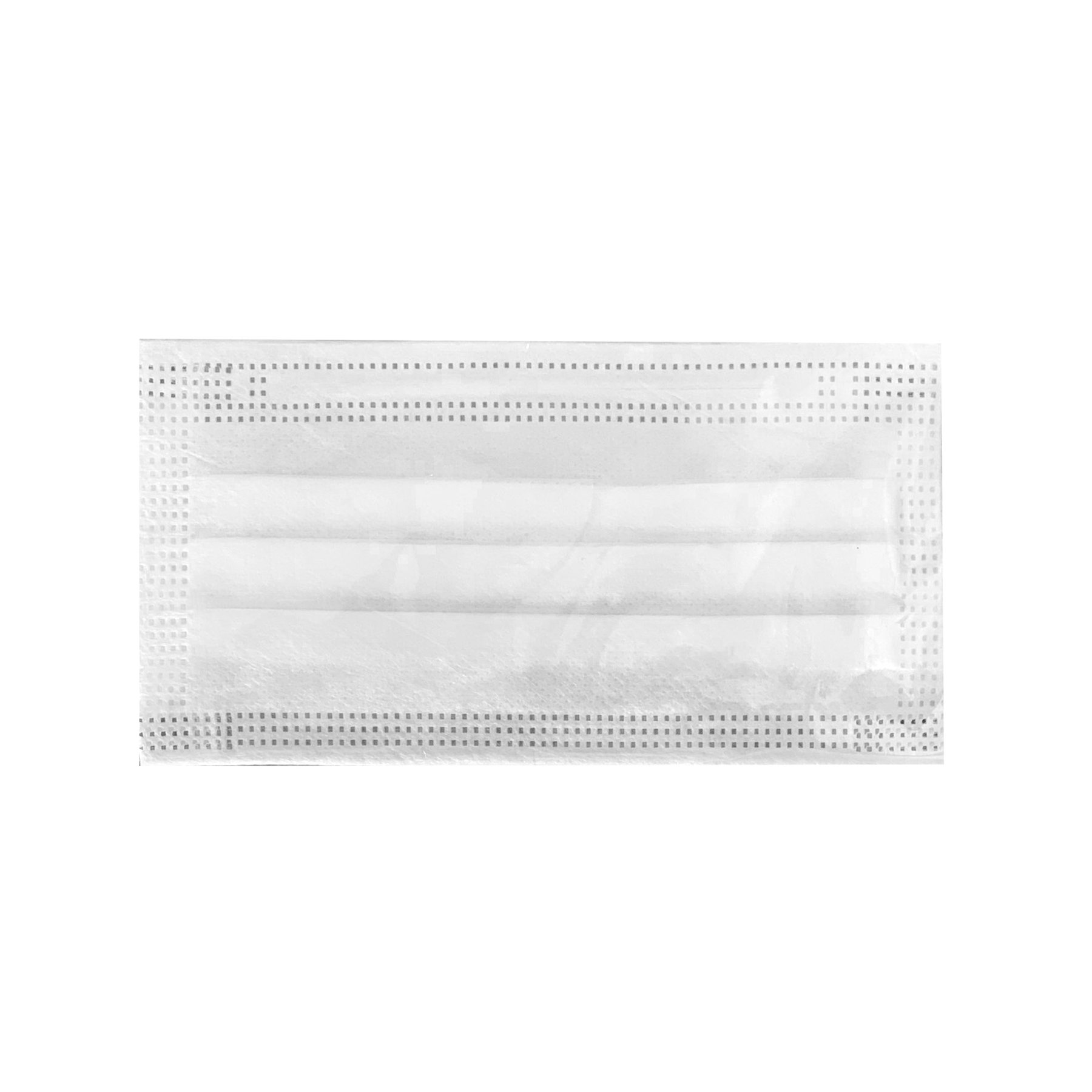 Mask for single use Hunts, white, with wide elastic band