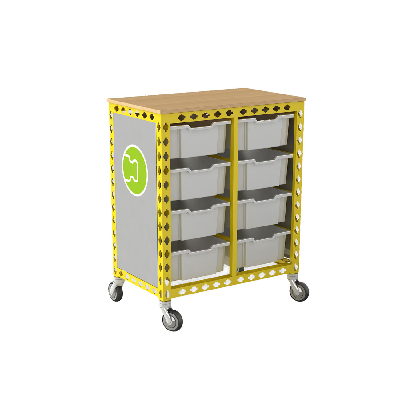 Trolley for storage Engino, double