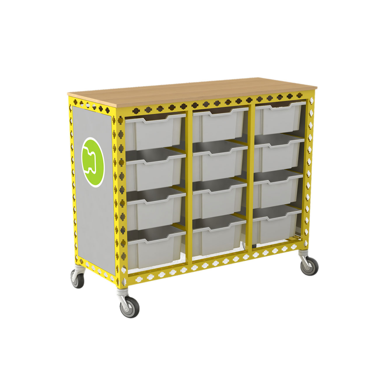 Trolley for storage Engino, triple