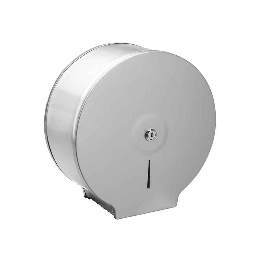 Dispenser for toilet paper Dayco Mini Jumbo, 26 х 10 х 24 cm, stainless steel