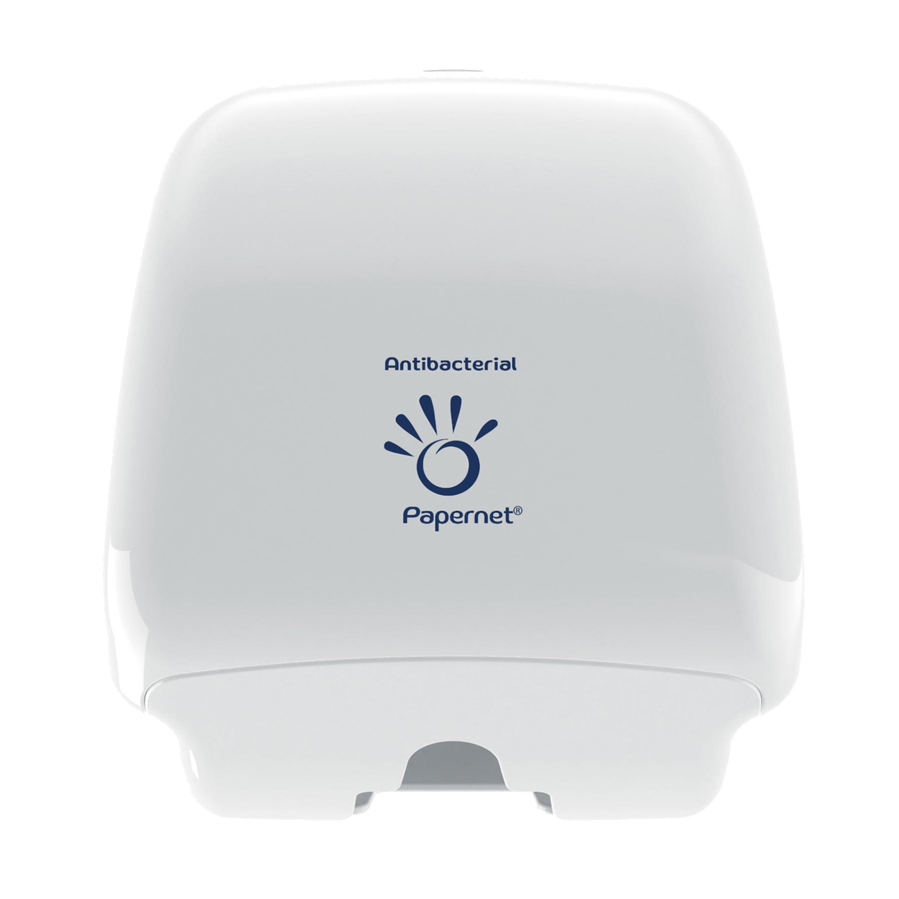 Dispenser for toilet paper Papernet, antibacterial, 14.5 х 14.7 х 16.6 cm, white