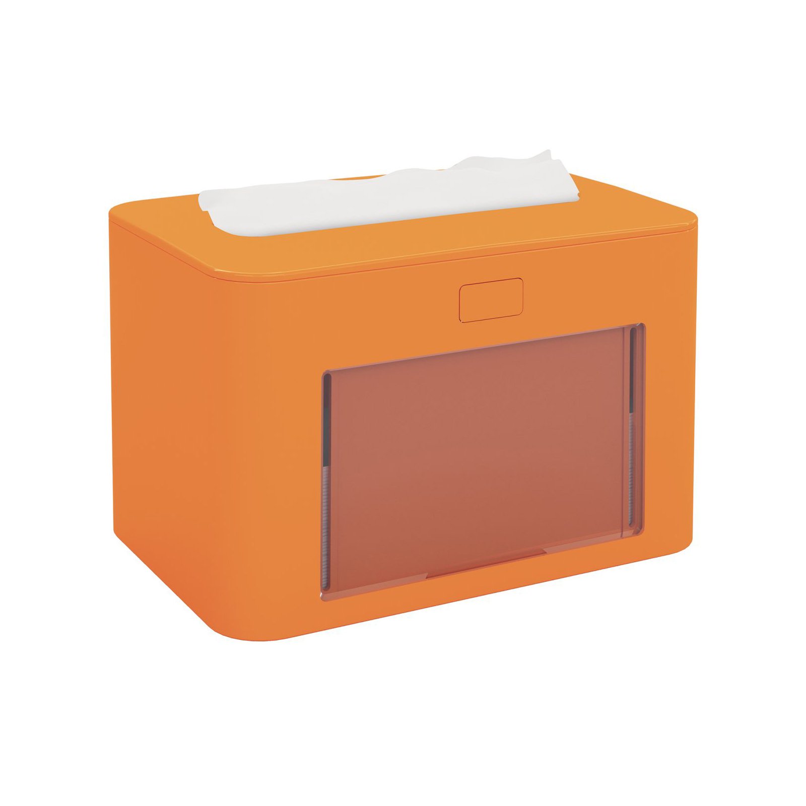 Dispenser for napkins Papernet Premium, per pack, orange, 13.3 х 20 х 12.6 cm