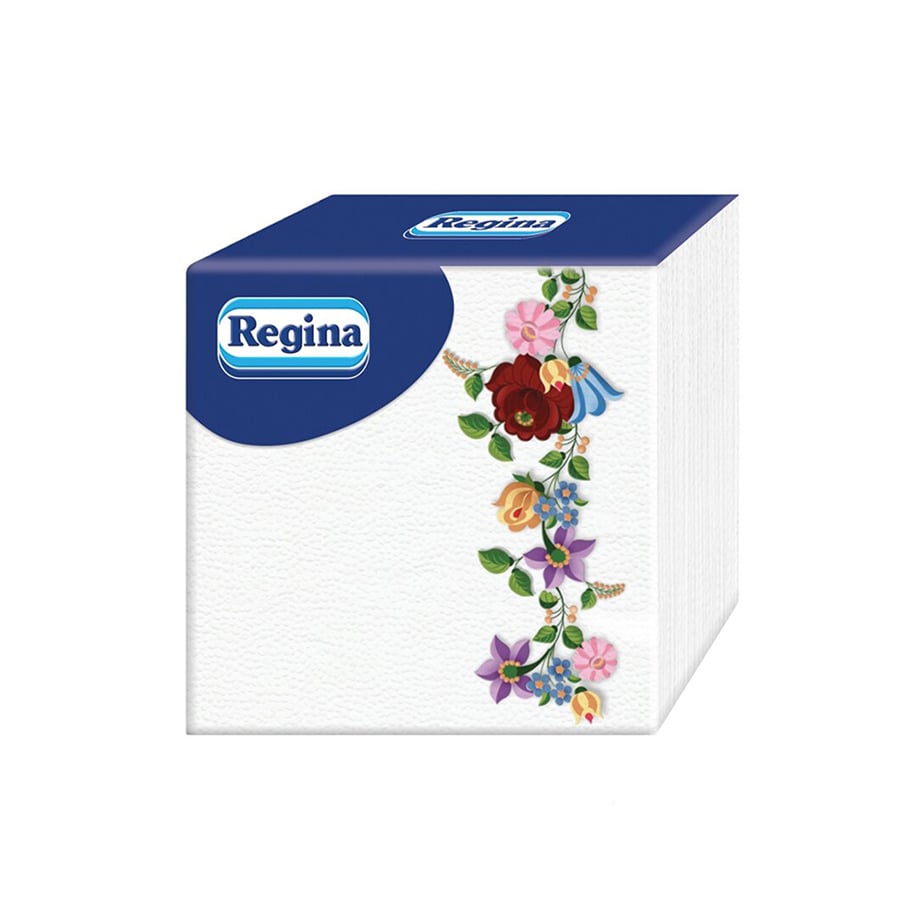 Napkins Regina Flowers Kalocs, single-ply, 33 х 33 cm, 45 count