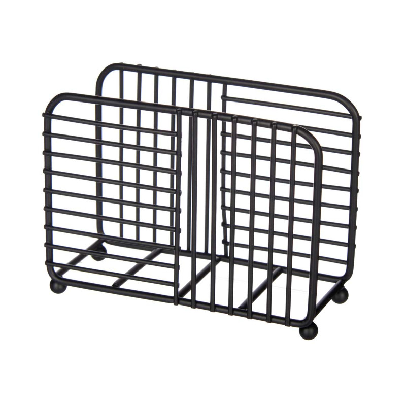 Napkin holder Kinvara, metal, black