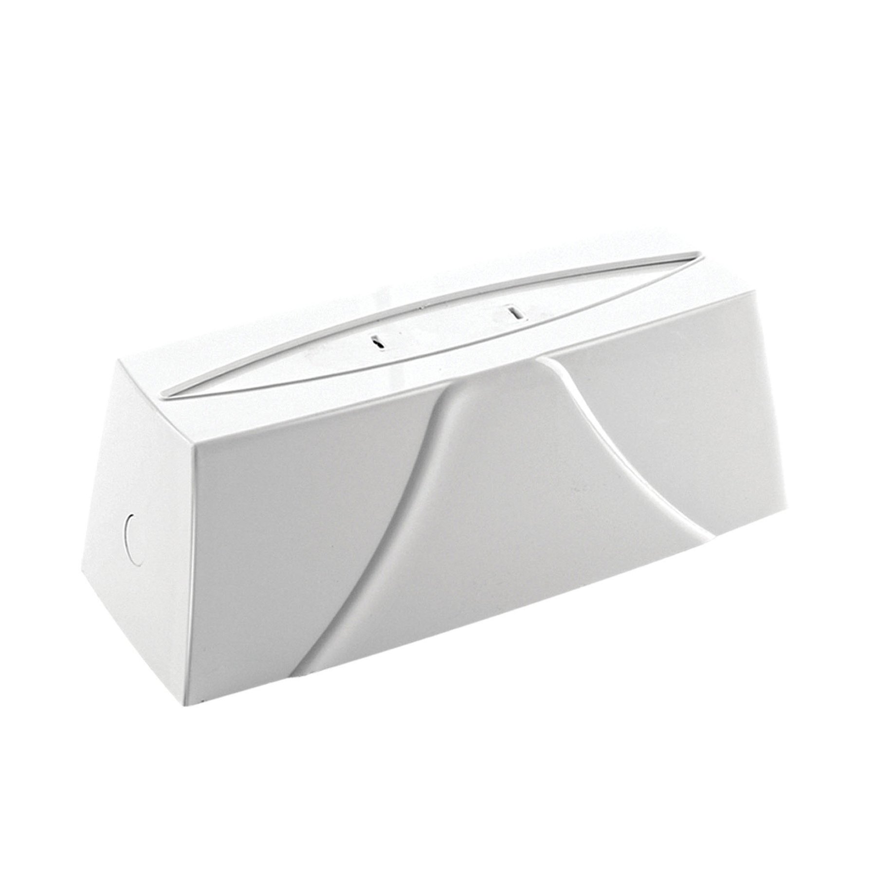 Dispenser for towels for hands with Z-fold Palex, horizontal, white, 27 x 10 x 11 cm