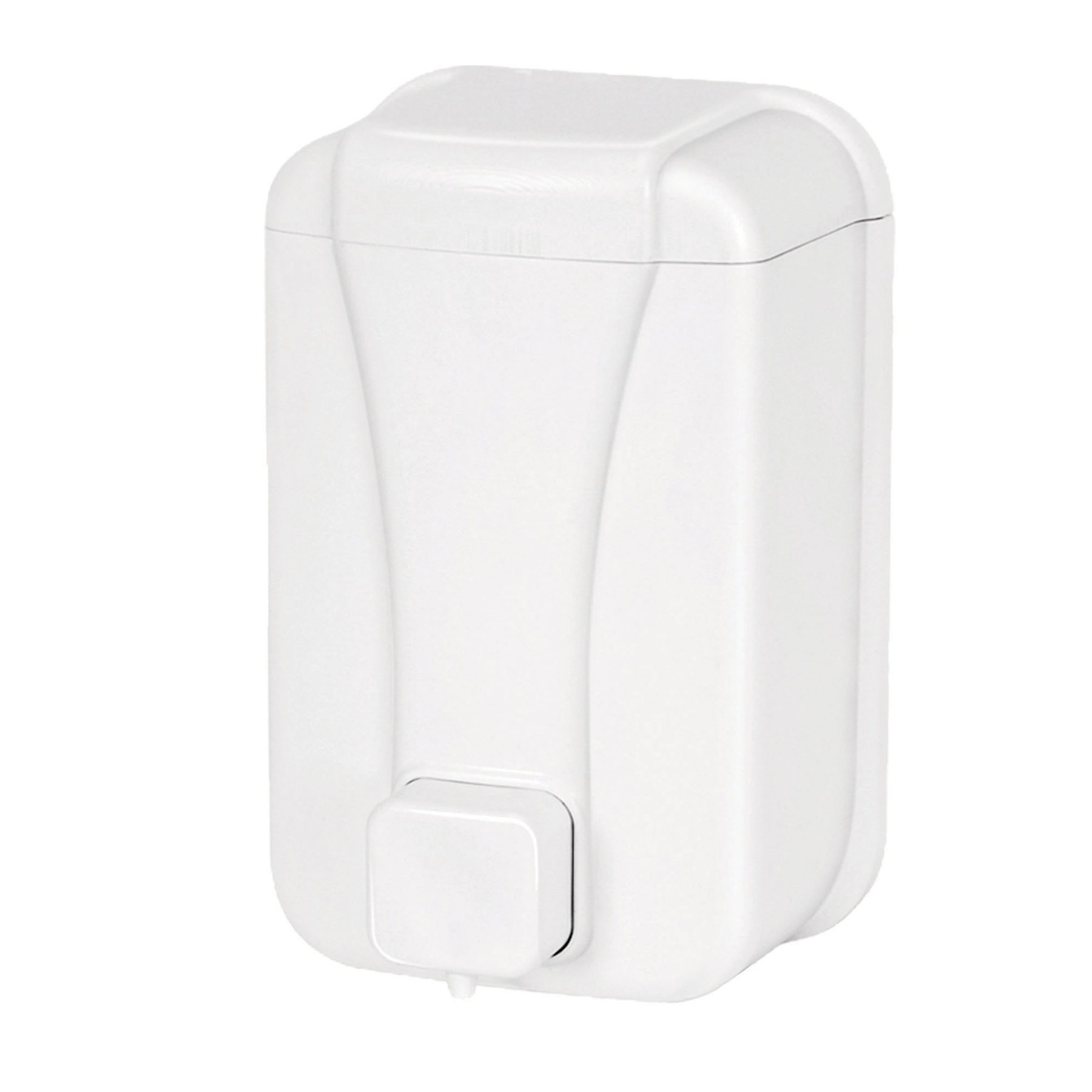 Dispenser for liquid soap Palex, 500 ml, white, abs, 10.4 x 9.3 x 16.3 cm